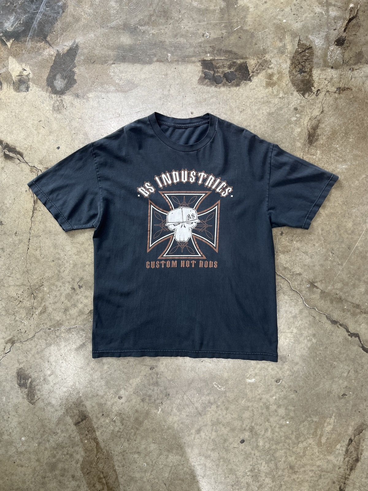 West Coast Choppers Vintage Choppers BS Industries Motorcycle Skull Tee XL Size US XL / EU 56 / 4 - 2 Thumbnail