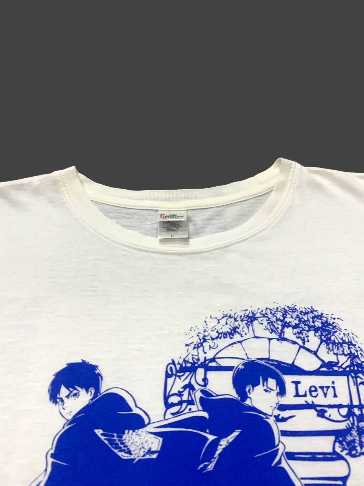 Anime × Cartoon Network × Japanese Brand Eren Yeager & Levi Attack on Titan Anime Y2K Tee Size US L / EU 52-54 / 3 - 5 Thumbnail