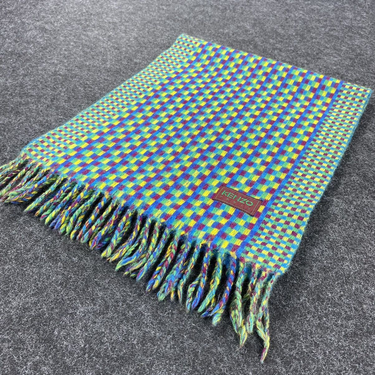 Kenzo × Vintage Kenzo Scarf # Muffler # Neckwear # D276 Size ONE SIZE - 9 Thumbnail
