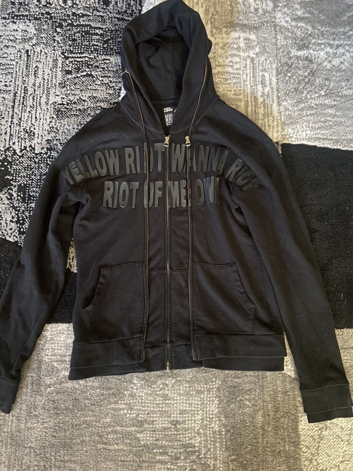 image of Ppfm Triple Zip Riot in Black, Men's (Size Medium)