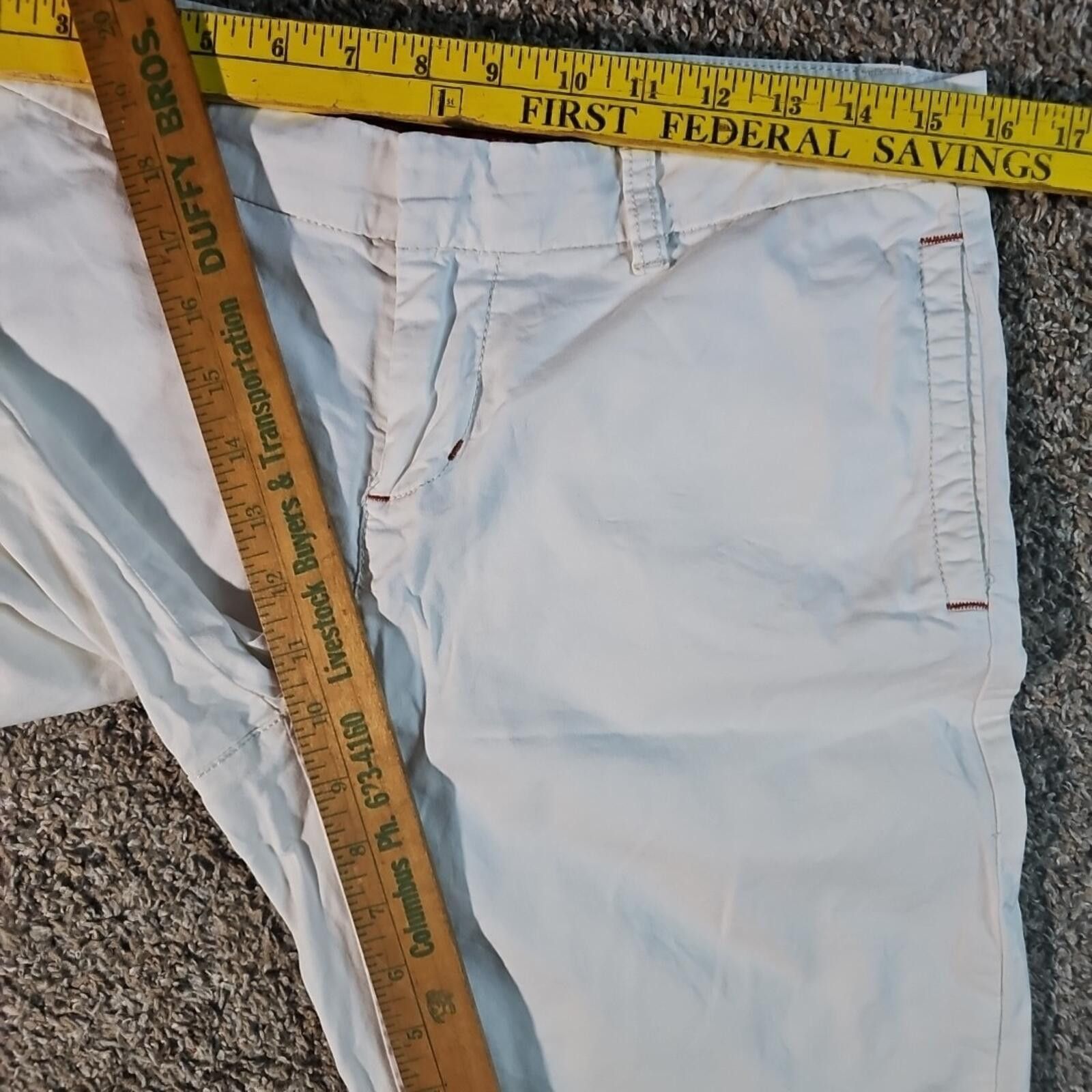 Polo Ralph Lauren Polo Jeans Co Shorts Womens 6 White Kelsey Stretch Y2K Size 28" / US 6 / IT 42 - 4 Thumbnail