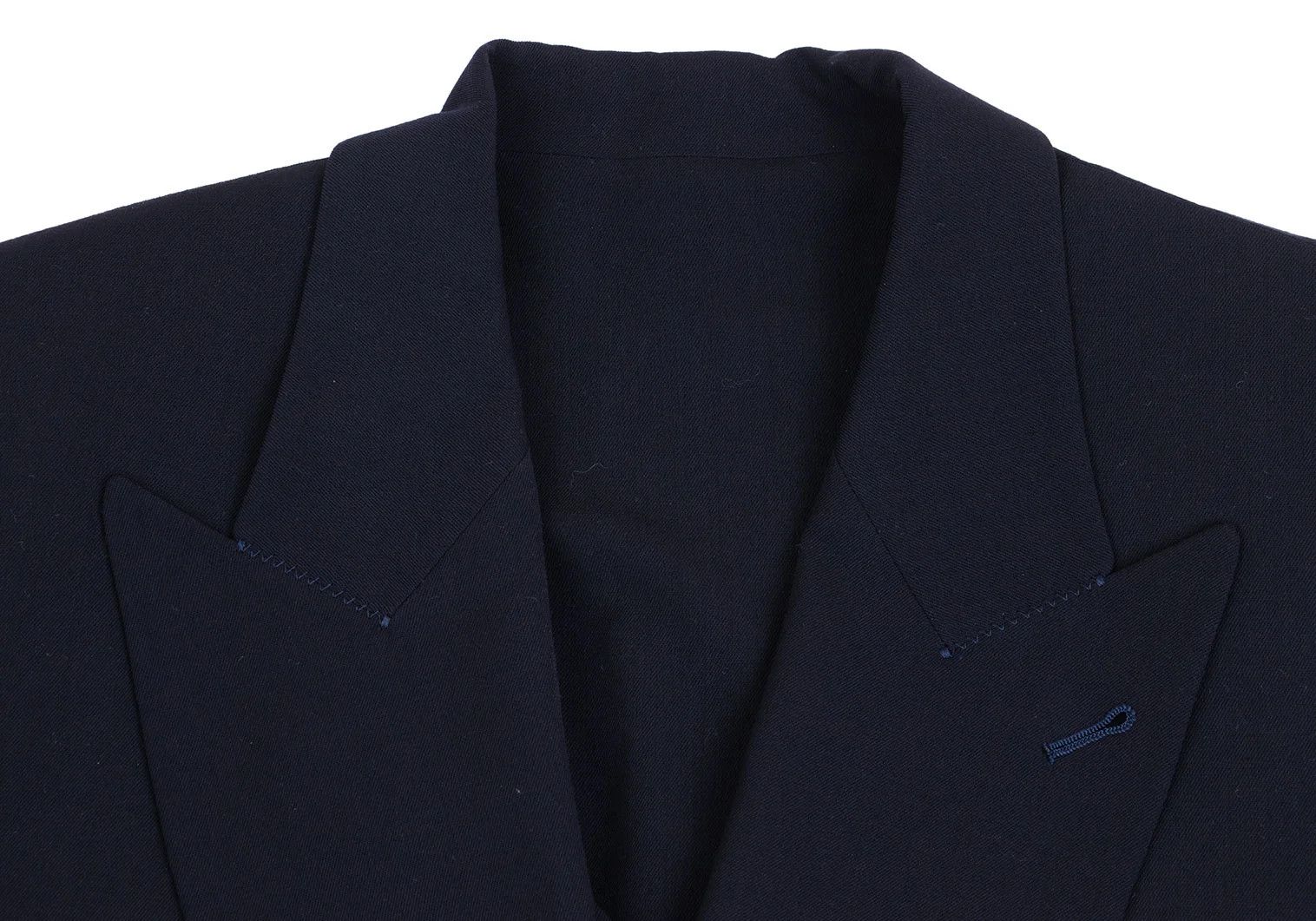 Jean Paul Gaultier Wool Double Jacket in Navy, Size 50 Size US M / EU 48-50 / 2 - 3 Thumbnail