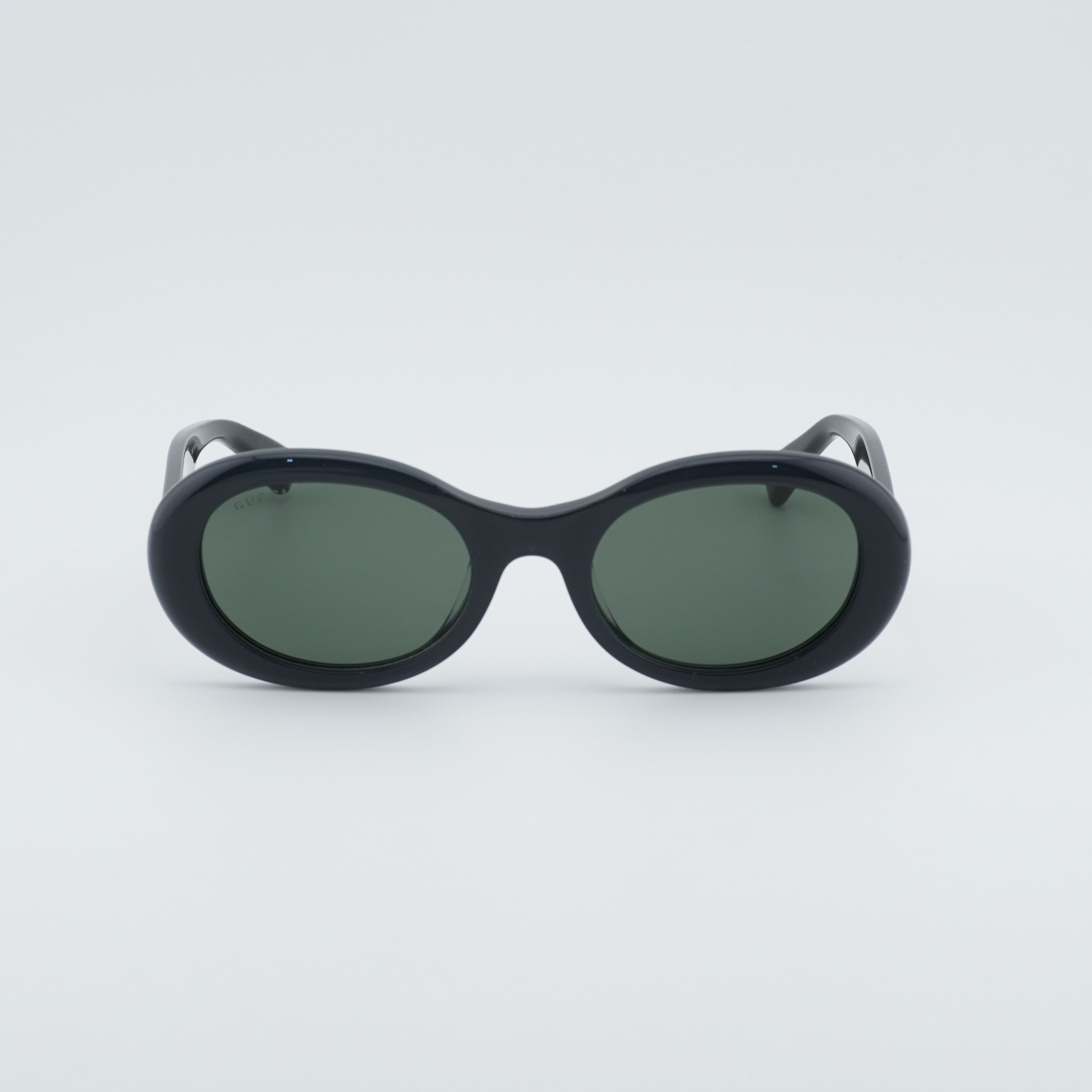 Gucci Gucci GG1587SA 001 Sunglasses Black Oval Frame, Grey Lenses Size ONE SIZE - 5 Thumbnail