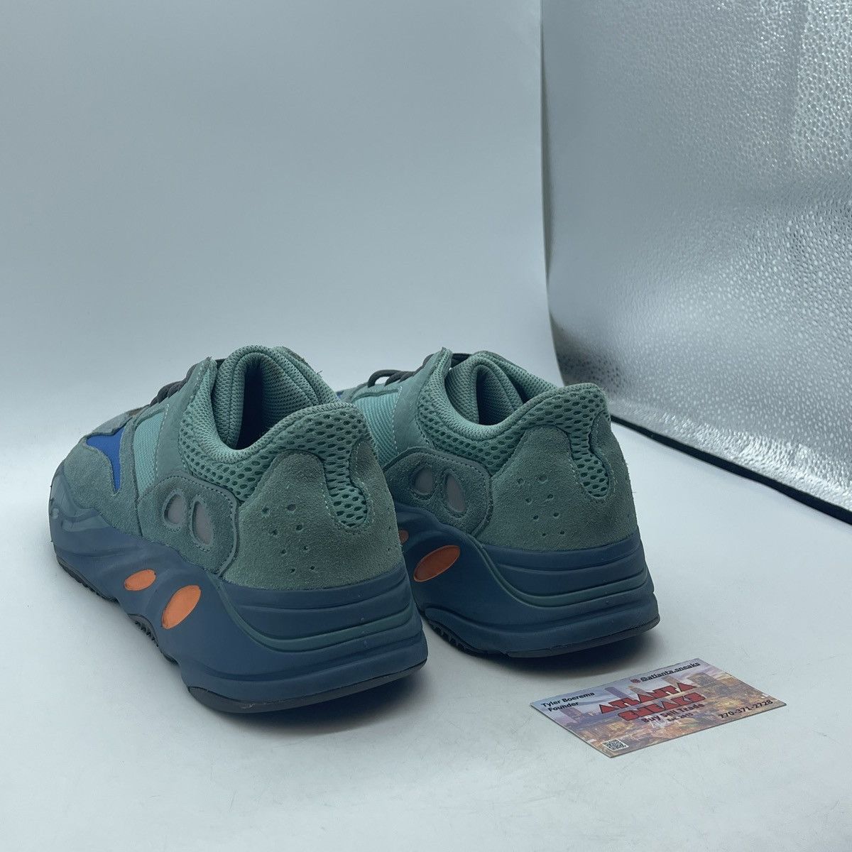 Adidas Yeezy boost 700 faded azure Size US 9.5 / EU 42-43 - 4 Thumbnail