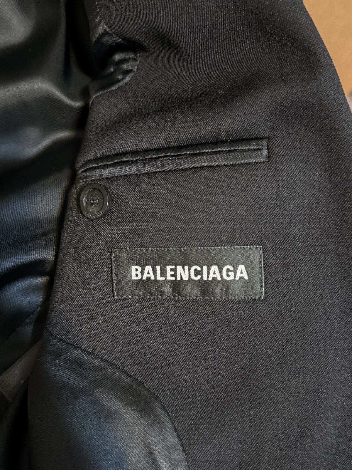 Balenciaga Balenciaga Long Blazer Size 44R - 3 Thumbnail