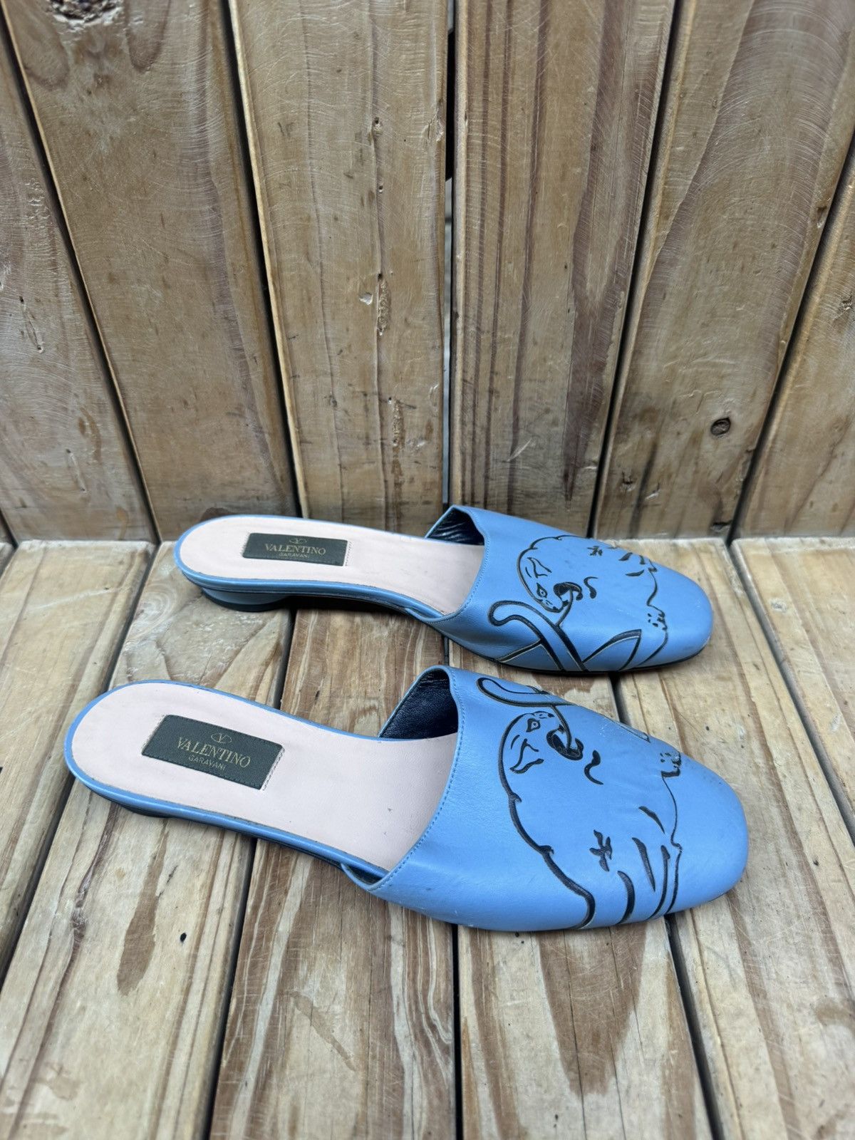 Valentino Valentino Garavani blue women’s Mules sz EUR 36.5 US 6.5 Size US 6.5 / IT 36.5 - 10 Thumbnail