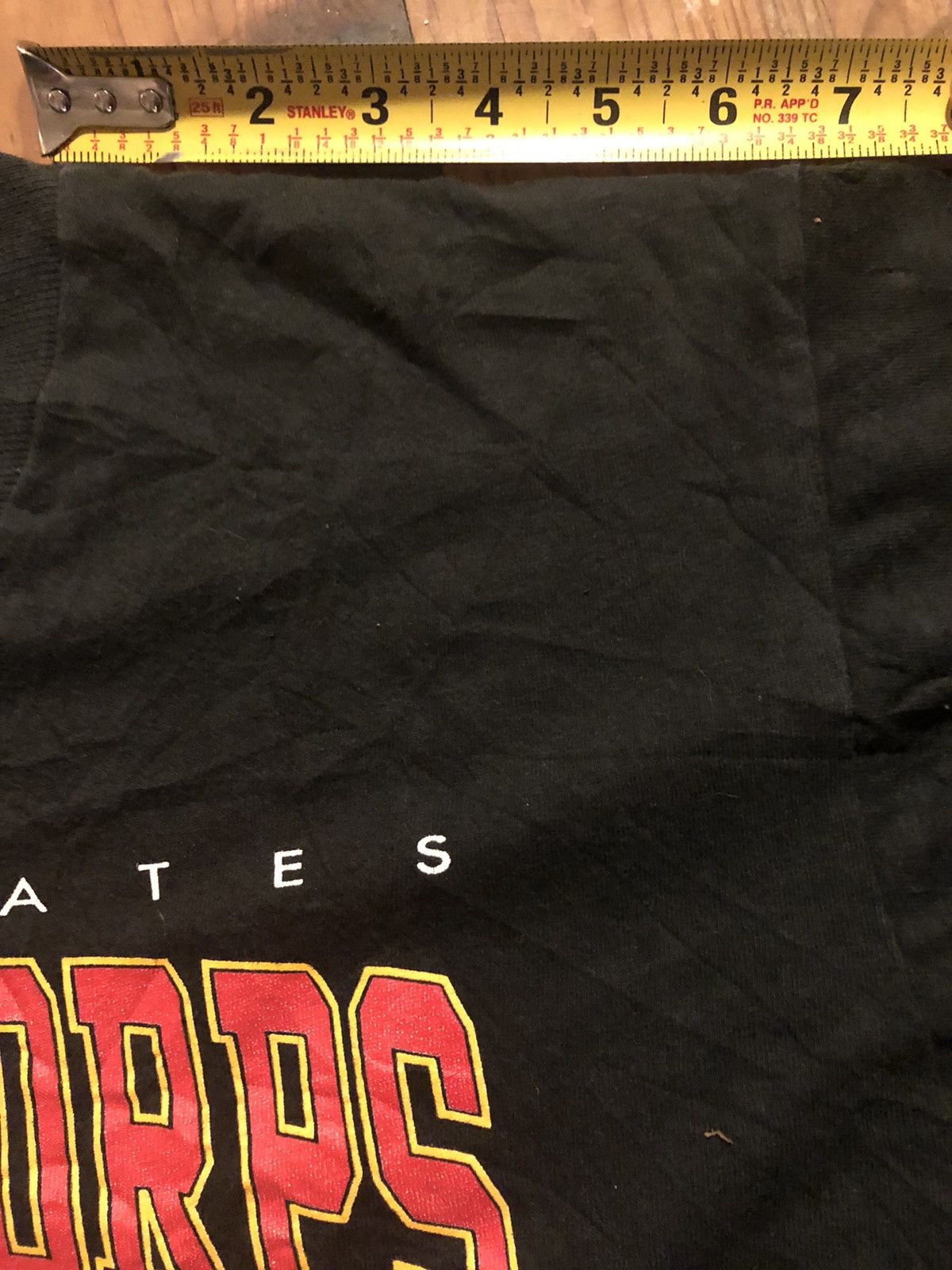 Vintage Vintage 90s United States Marine Corp T Shirt S/L Size US L / EU 52-54 / 3 - 7 Thumbnail
