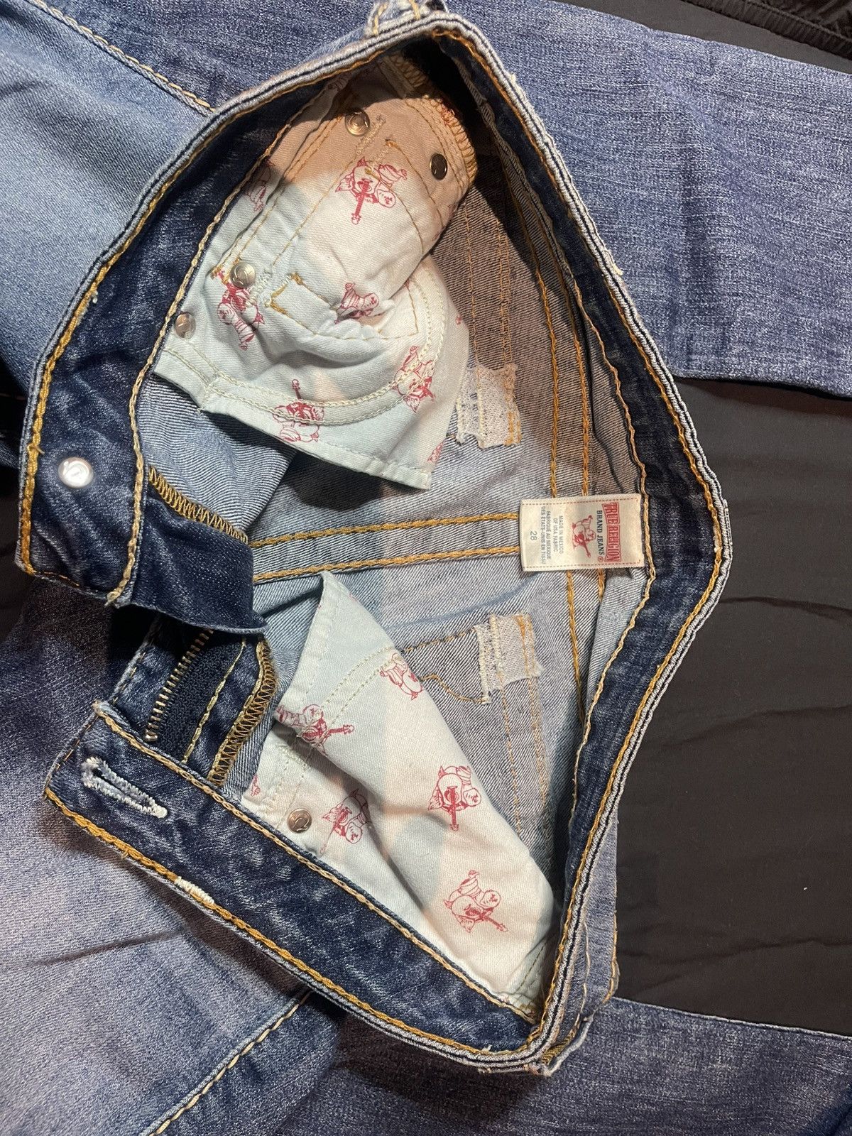 True Religion TRUE RELIGION Skinny wflps Big T Havana Size 28" / US 6 / IT 42 - 10 Thumbnail