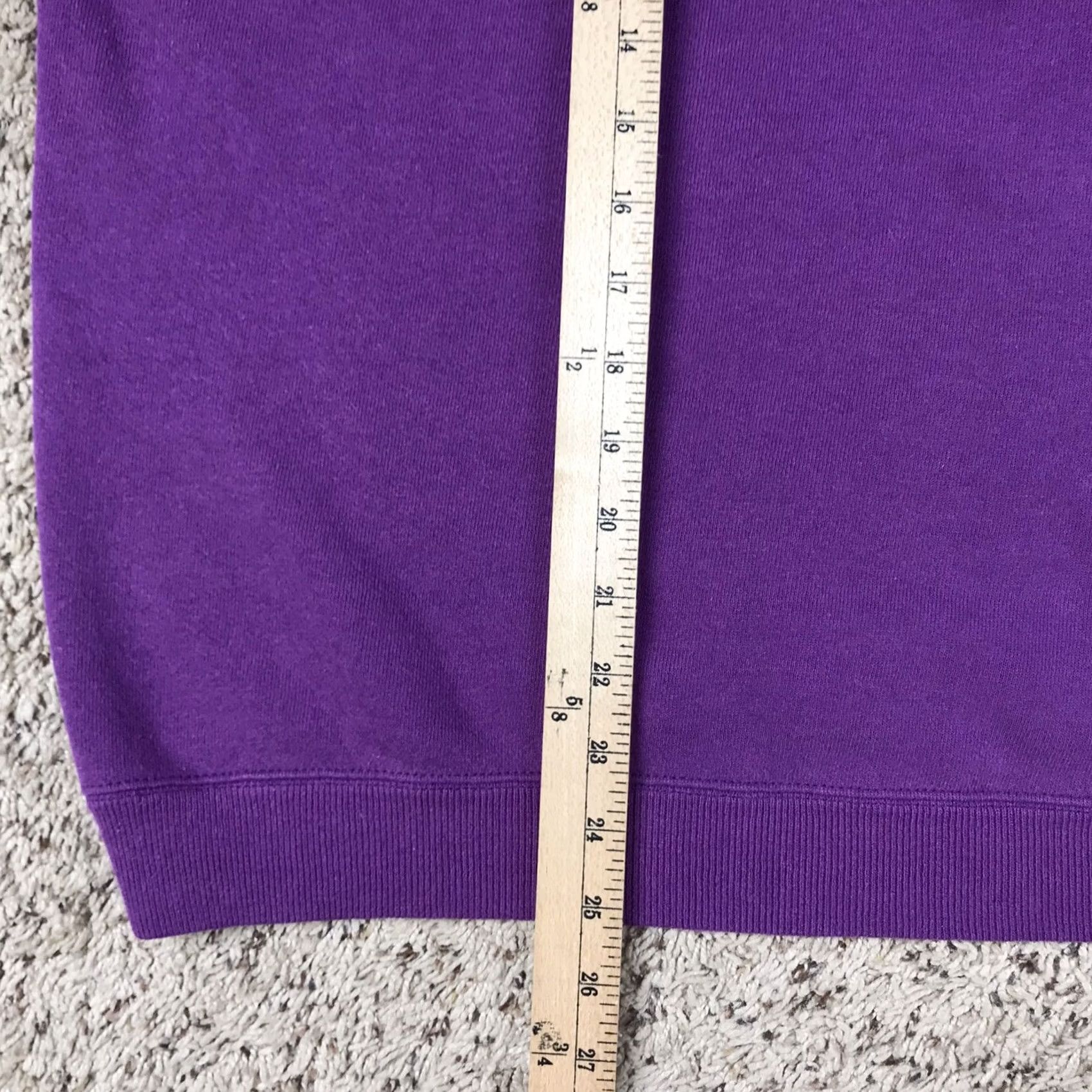 Hanes VINTAGE Hanes Purple Raglan Crewneck Sweatshirt Womens XL 90s Made USA Size XL / US 12-14 / IT 48-50 - 7 Thumbnail