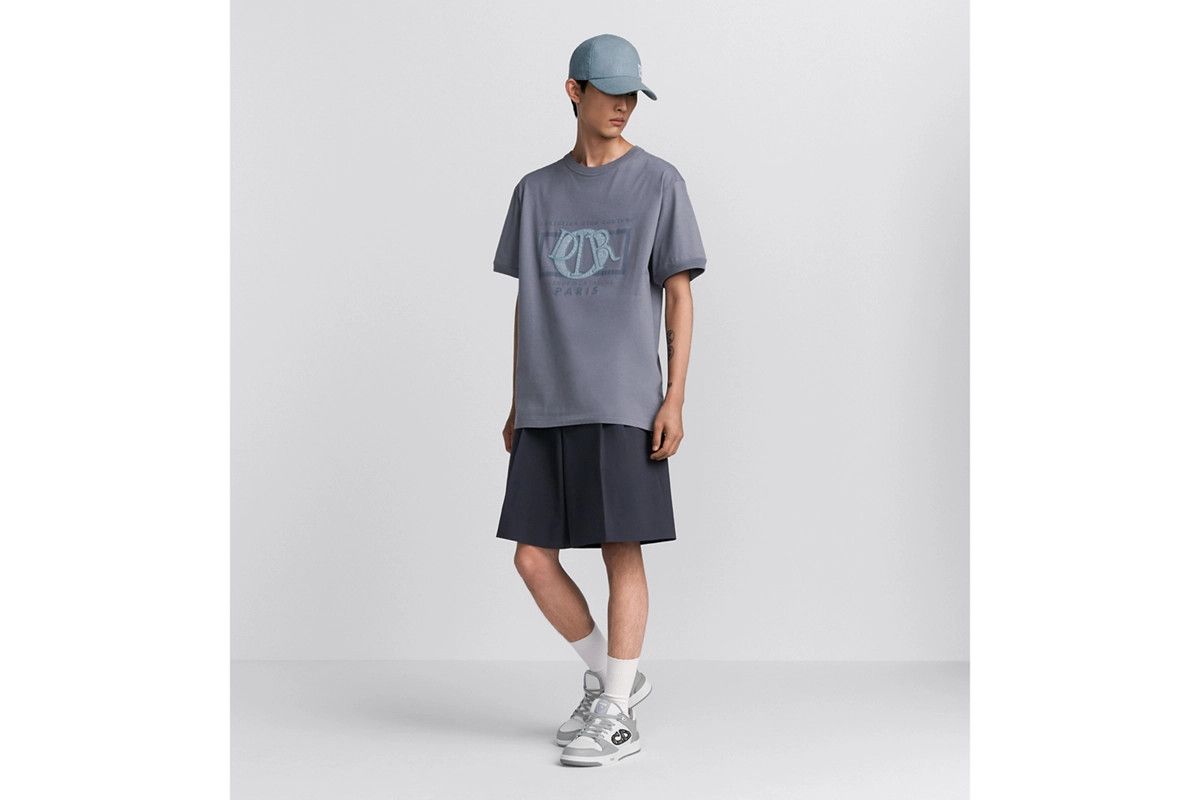 Dior o1bcso1str0226 Relaxed-Fit T-Shirt in Grey Size US S / EU 44-46 / 1 - 7 Thumbnail
