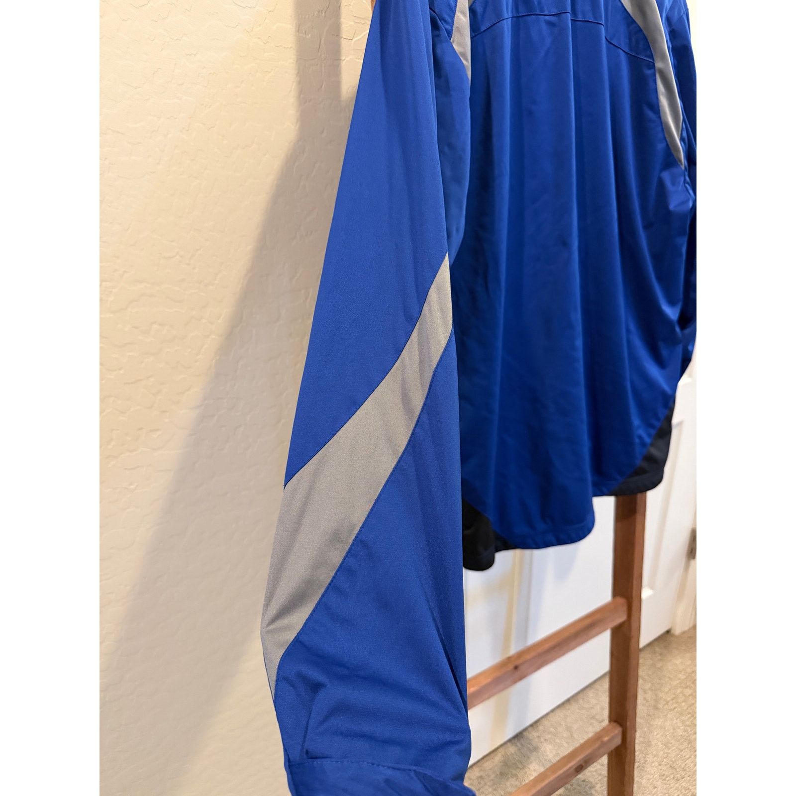Antigua Antigua-TX Rangers Men's Full-Zip windbreaker Jacket,Blue, L Size US L / EU 52-54 / 3 - 8 Thumbnail