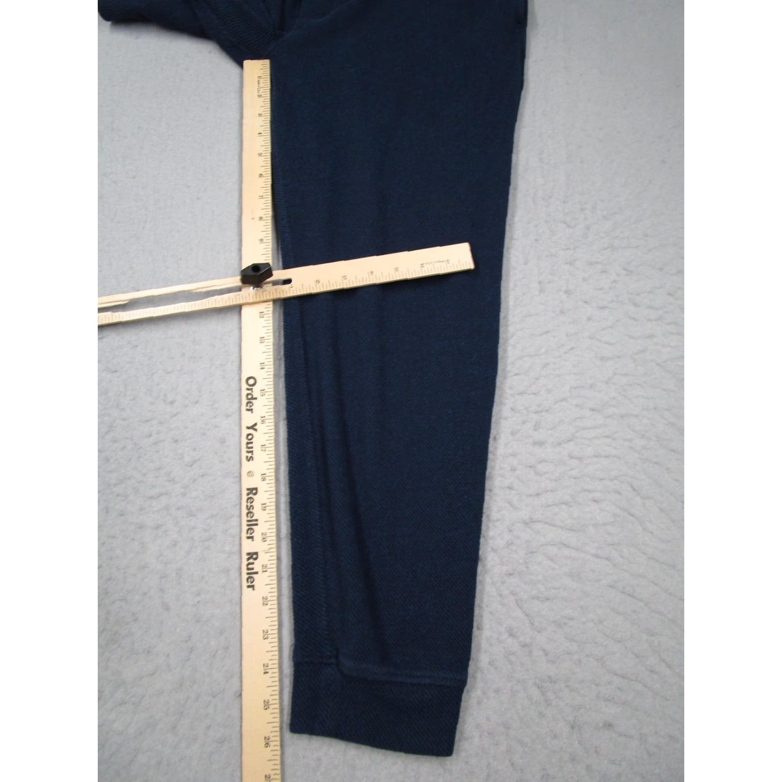 Faherty Faherty Pants Mens XL Navy Blue Organic Cotton Blend Jogger Lounge MBC0060 Size US 36 / EU 52 - 6 Thumbnail