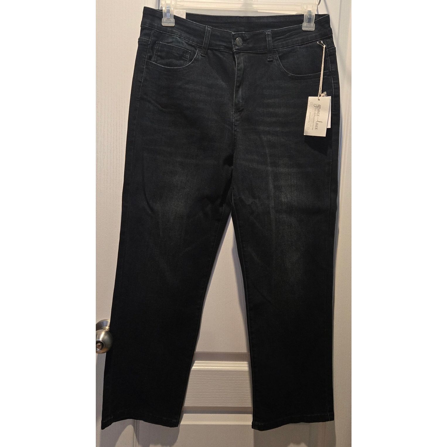 Other NWT Grace & Lace dark wash Straight leg jean sz 14 Size 36" / US 14 / IT 50 - 1 Thumbnail