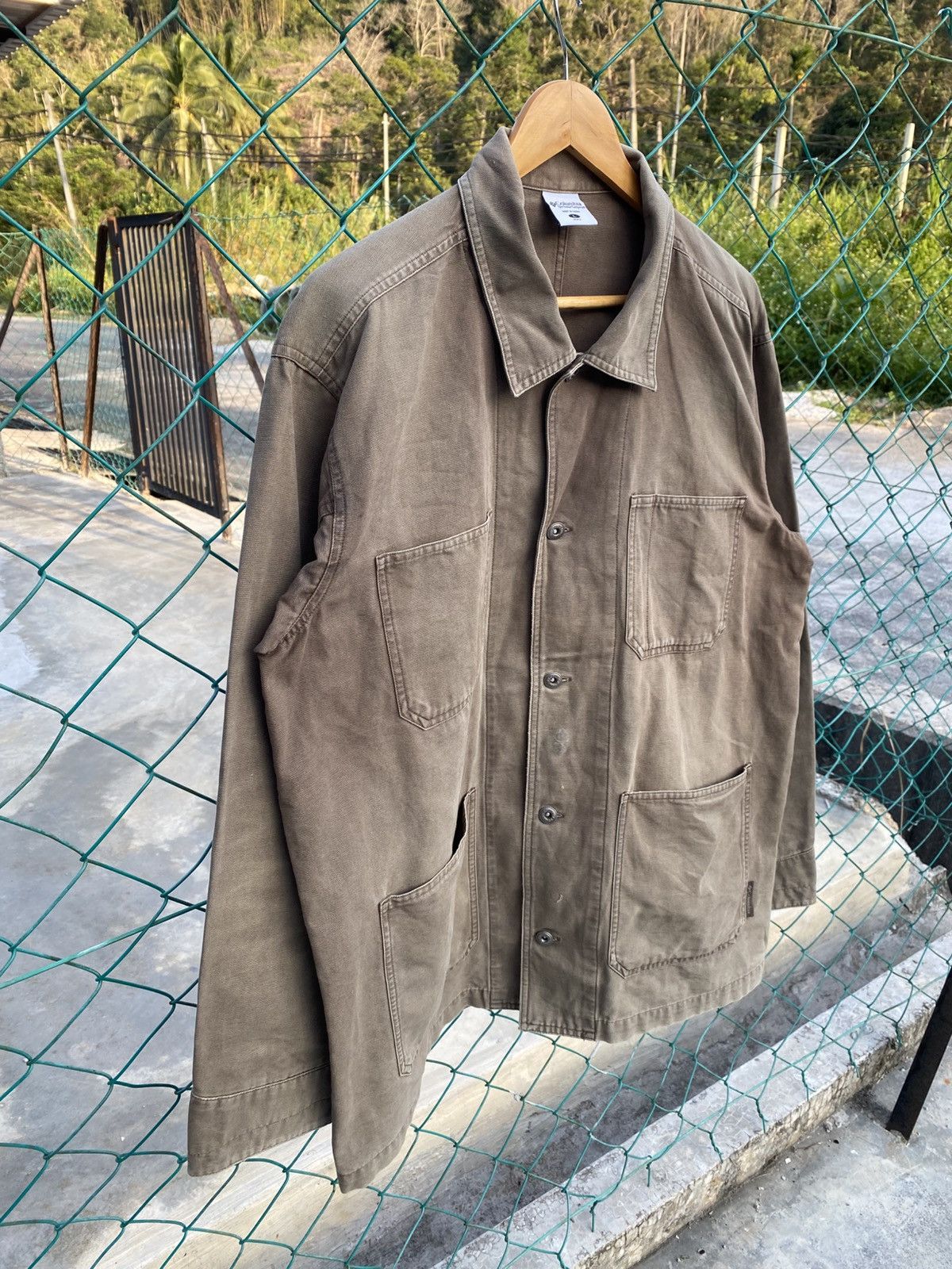 Columbia Distressed Columbia sun faded chore jacket Size US L / EU 52-54 / 3 - 5 Thumbnail
