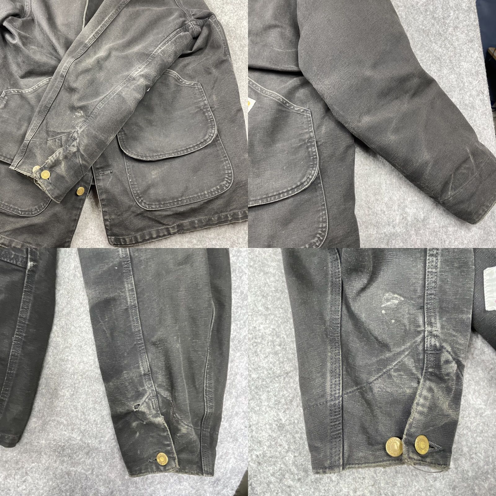 Carhartt VINTAGE Carhartt Jacket Lg Black BuffaloPlaid Removable Liner USA RARE 90s CW105 Mens Size US L / EU 52-54 / 3 - 9 Thumbnail