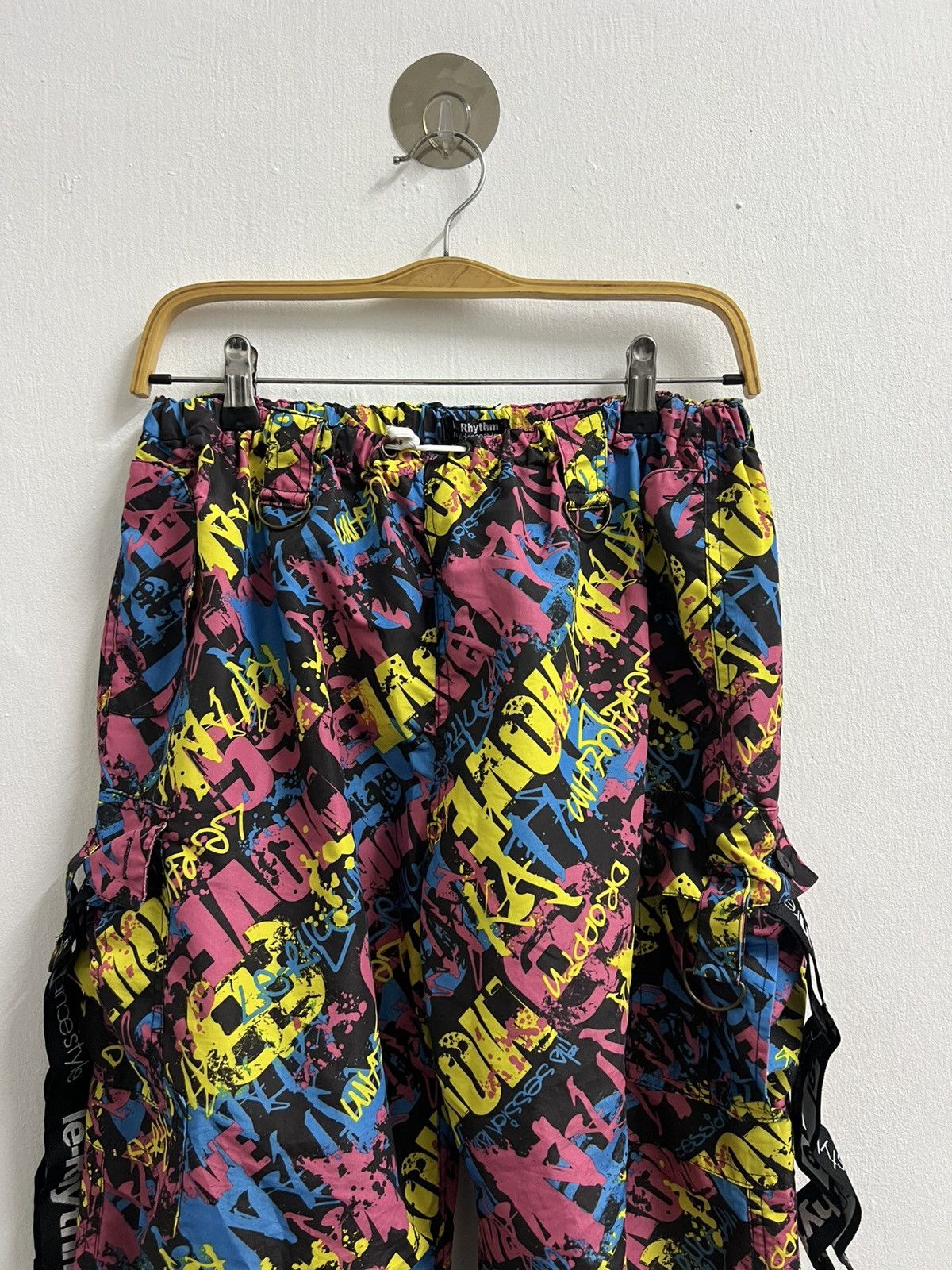Japanese Brand × Rhythm Le-Rhythm Real Dance Style Pant Multipocket Parachute Size US 32 / EU 48 - 2 Thumbnail
