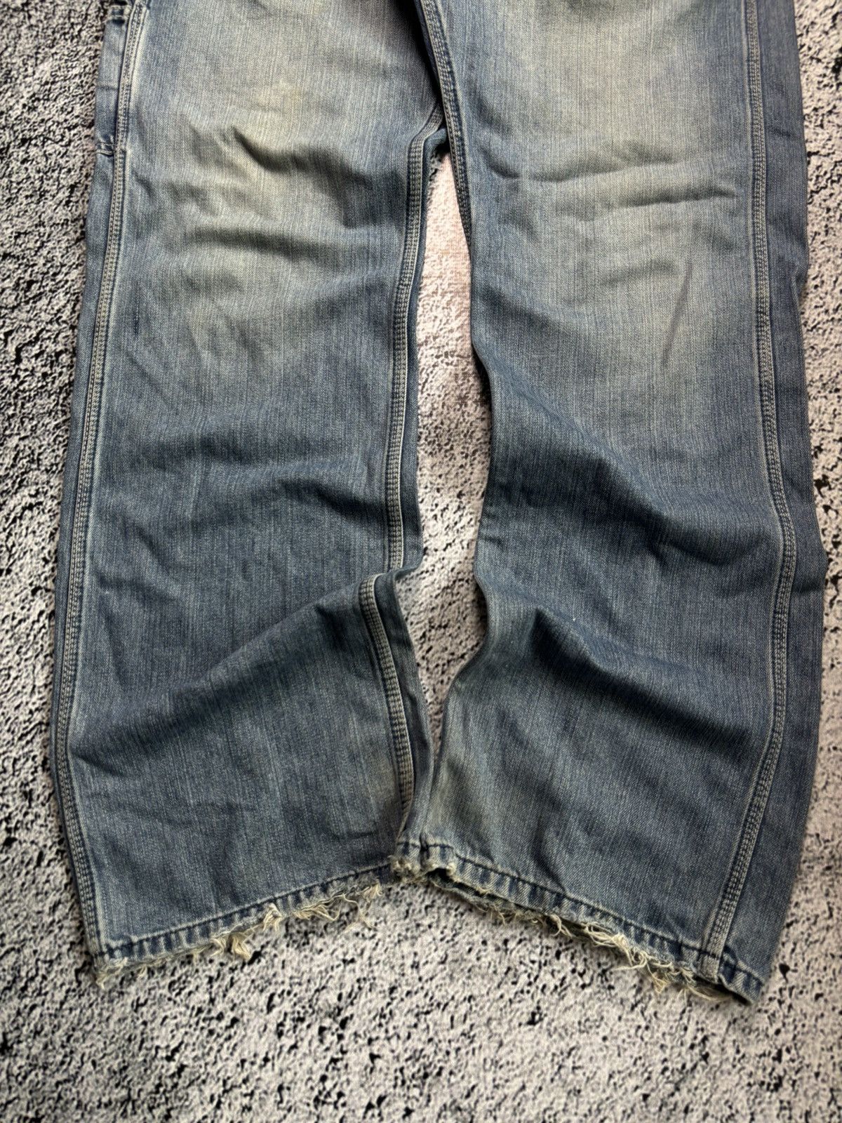 Lee × Vintage Distressed baggy 90s Lee denim jeans y2k skate style Size US 36 / EU 52 - 5 Thumbnail