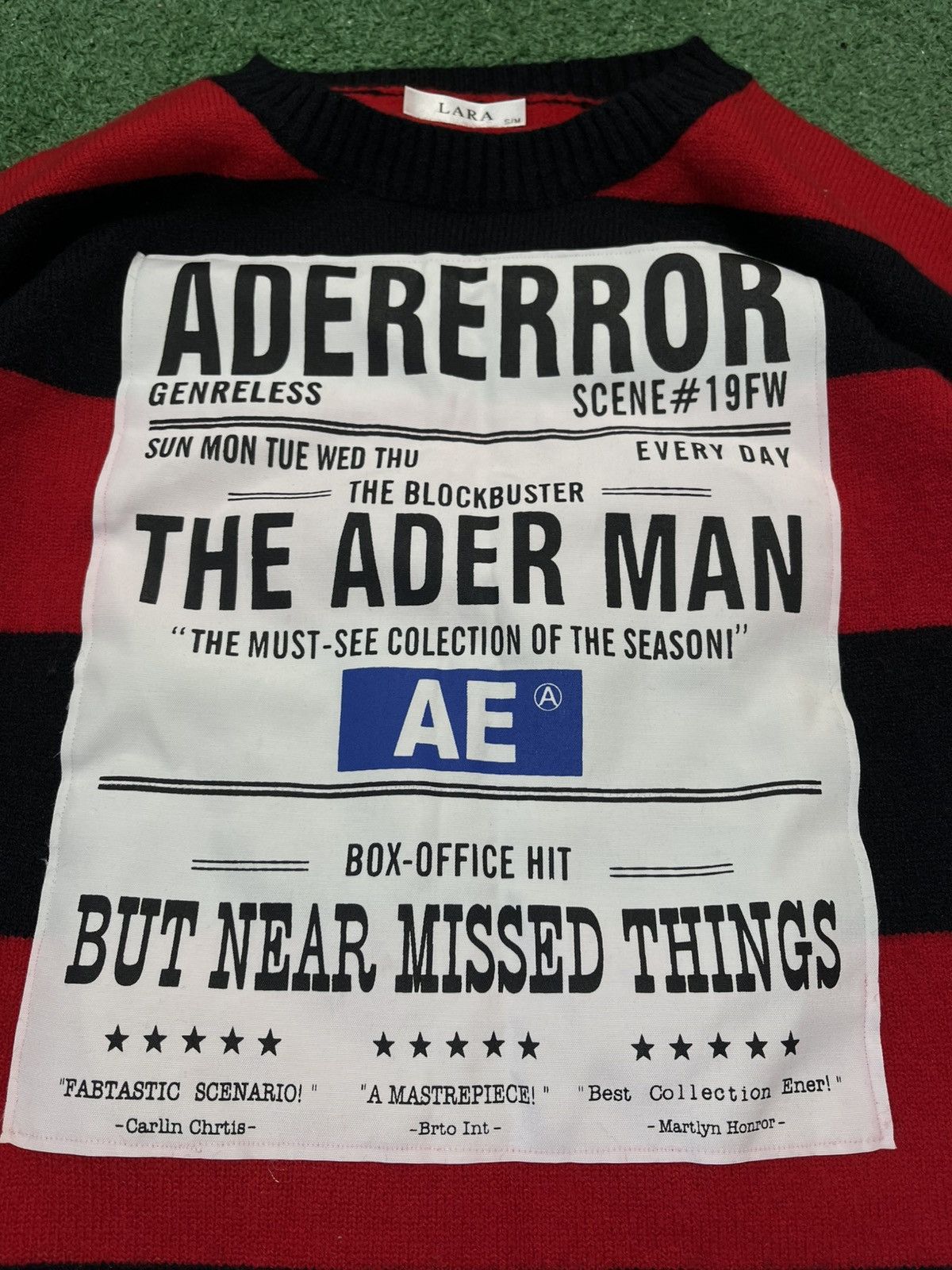 Ader Error Ader Error Striped Sweater Streetwear Size US M / EU 48-50 / 2 - 4 Thumbnail