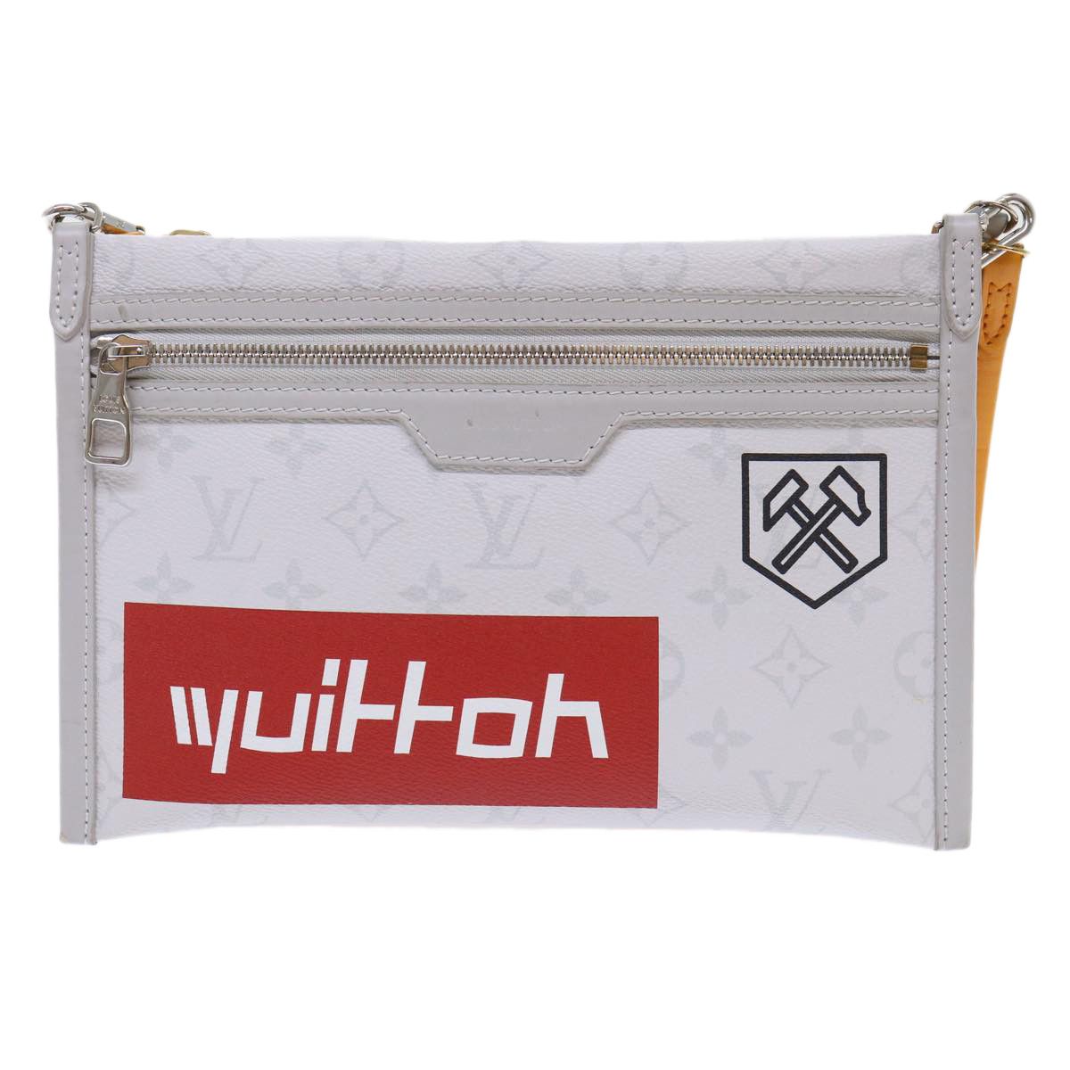 Louis Vuitton Messenger Grey Canvas Shoulder Bag (Pre-Owned) Size ONE SIZE - 1 Thumbnail