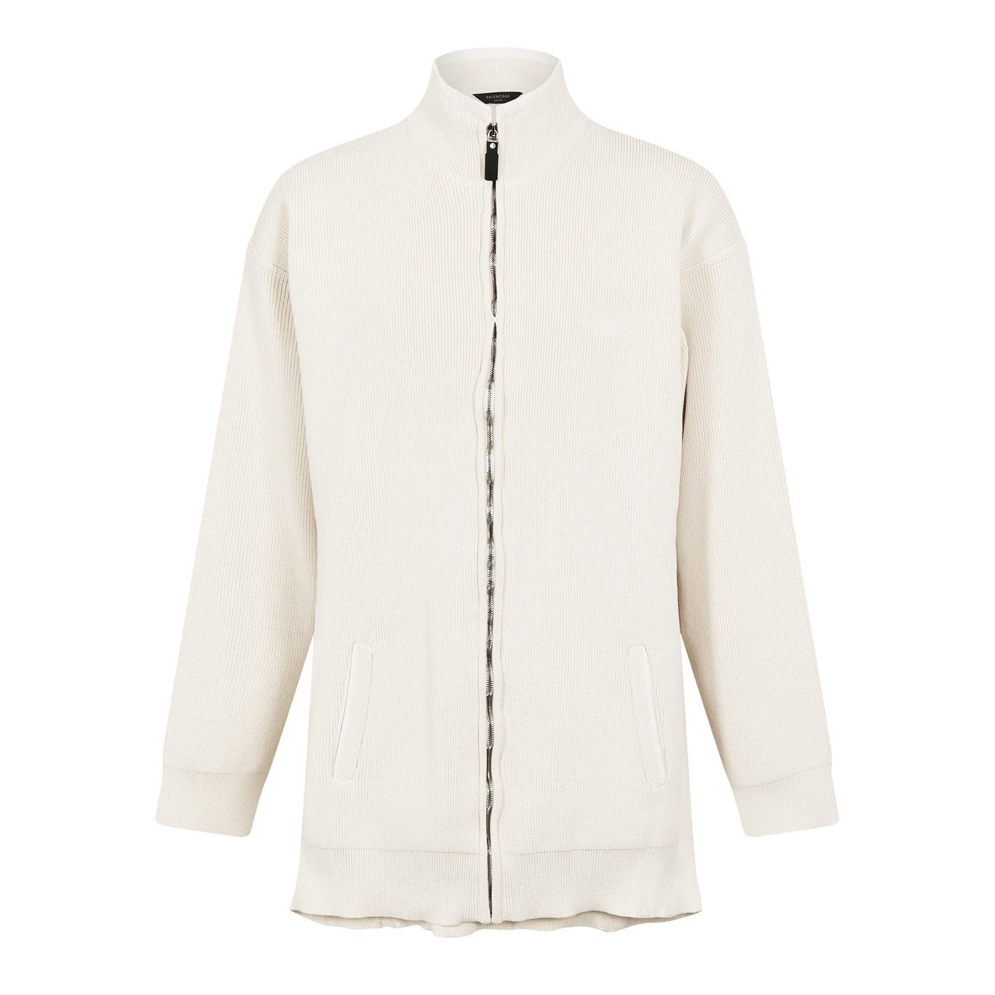 Balenciaga o1g2r1mq0226 Intertwined Crew Neck Crew Sweatshirt In Ivory Size US L / EU 52-54 / 3 - 1 Thumbnail