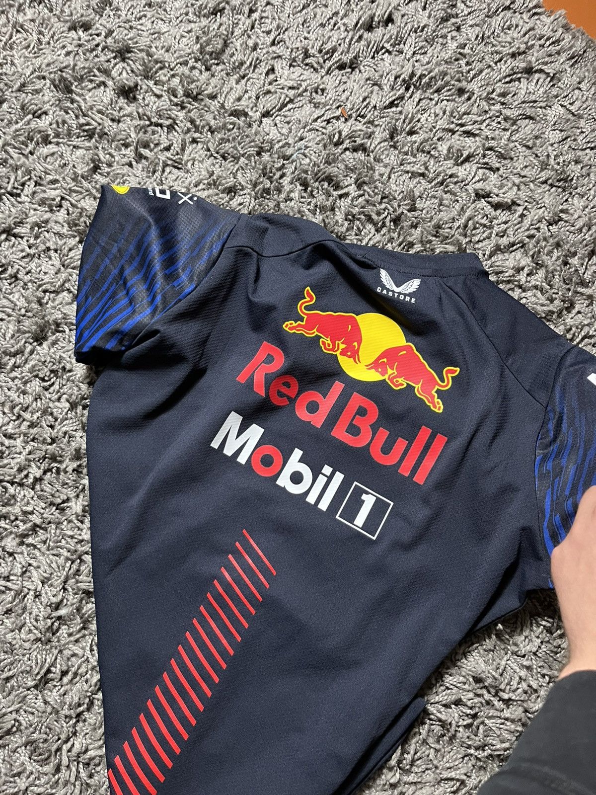 Red Bull REDBULL RACING CASTORE SOCCER POLYESTER T-SHIRT WITH TAGS Size S / US 4 / IT 40 - 5 Thumbnail
