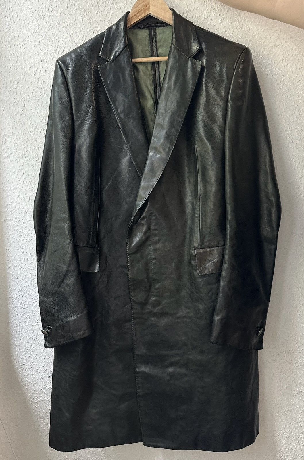 Carol Christian Poell CCP 'Rawhide' High Neck Caban Coat *ONE OF A