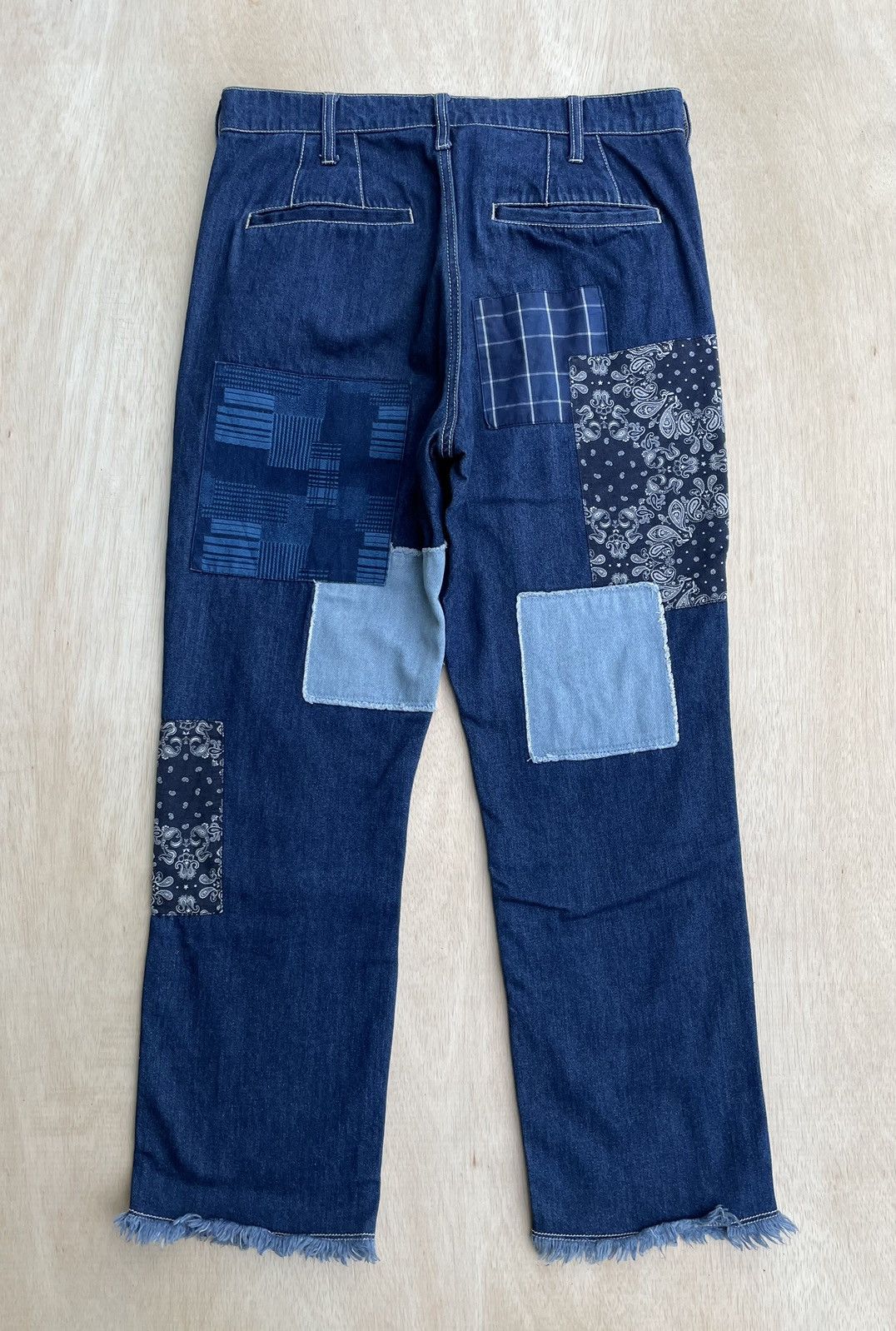 Hysteric Glamour Kapital Style Unstudied Bandana Patchwork Jeans Size US 31 - 3 Thumbnail