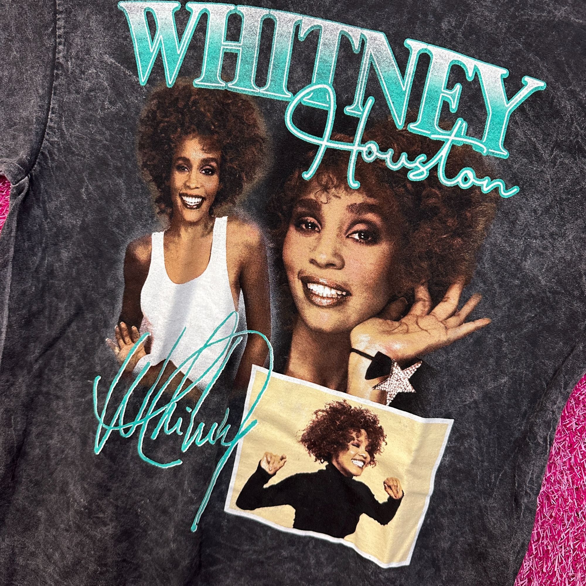 Other Whitney Houston Retro Style mineral wash tshirt size Medium Size US M / EU 48-50 / 2 - 4 Thumbnail