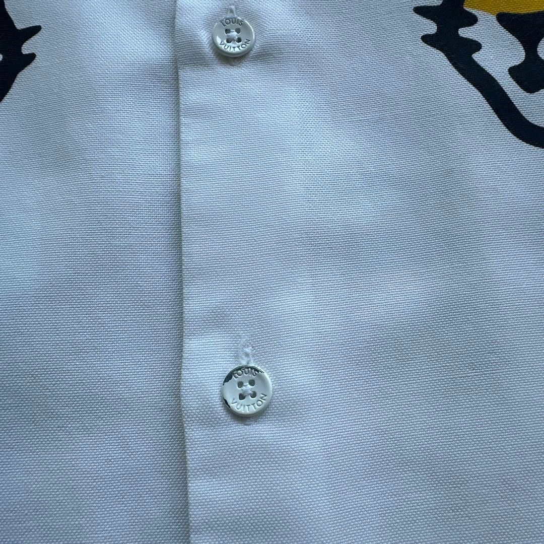 Louis Vuitton Louis Vuitton Tiger-Embroidered White Shirt Size US S / EU 44-46 / 1 - 4 Thumbnail