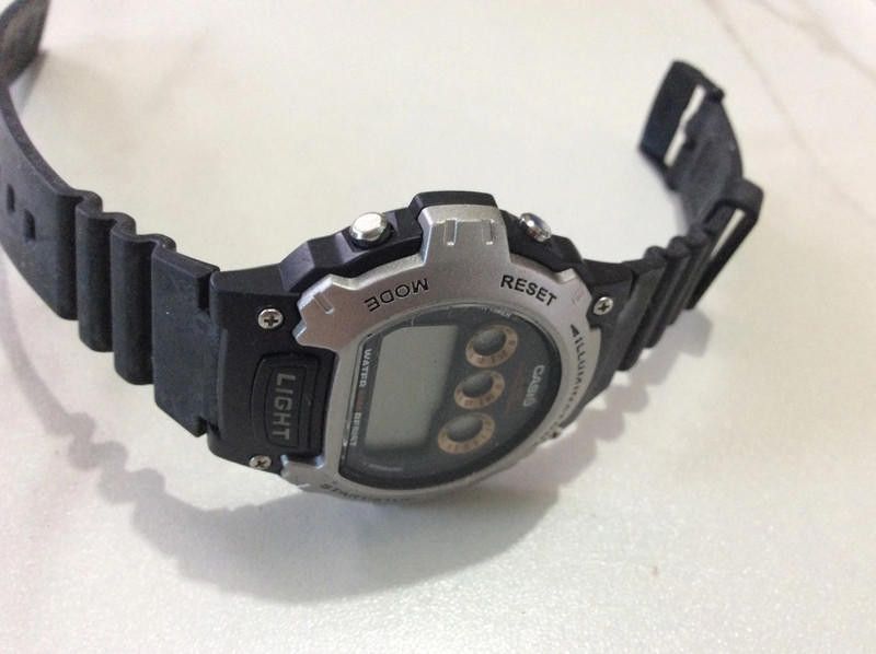 Casio Casio digital movement black band watch Size ONE SIZE - 1 Thumbnail