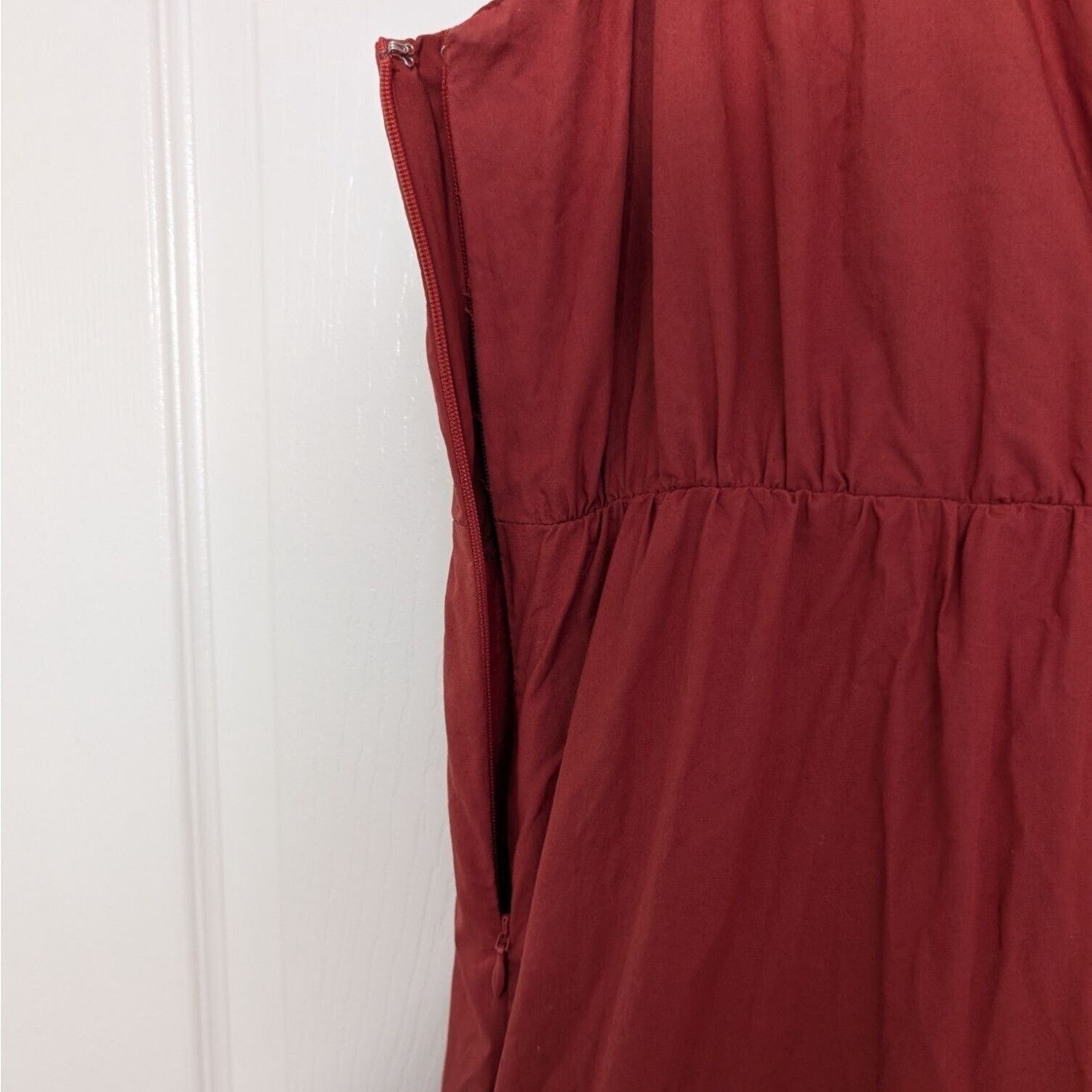 Marie Oliver Marie Oliver Gabbie Tiered Dress Womens Size 4 V Neck Clay Size S / US 4 / IT 40 - 8 Thumbnail