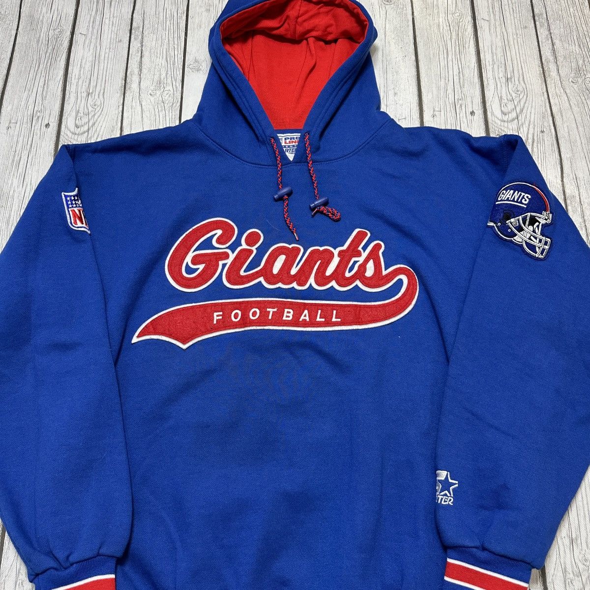 NFL × Starter × Vintage Vintage New York Giants hoodie Size US L / EU 52-54 / 3 - 3 Thumbnail
