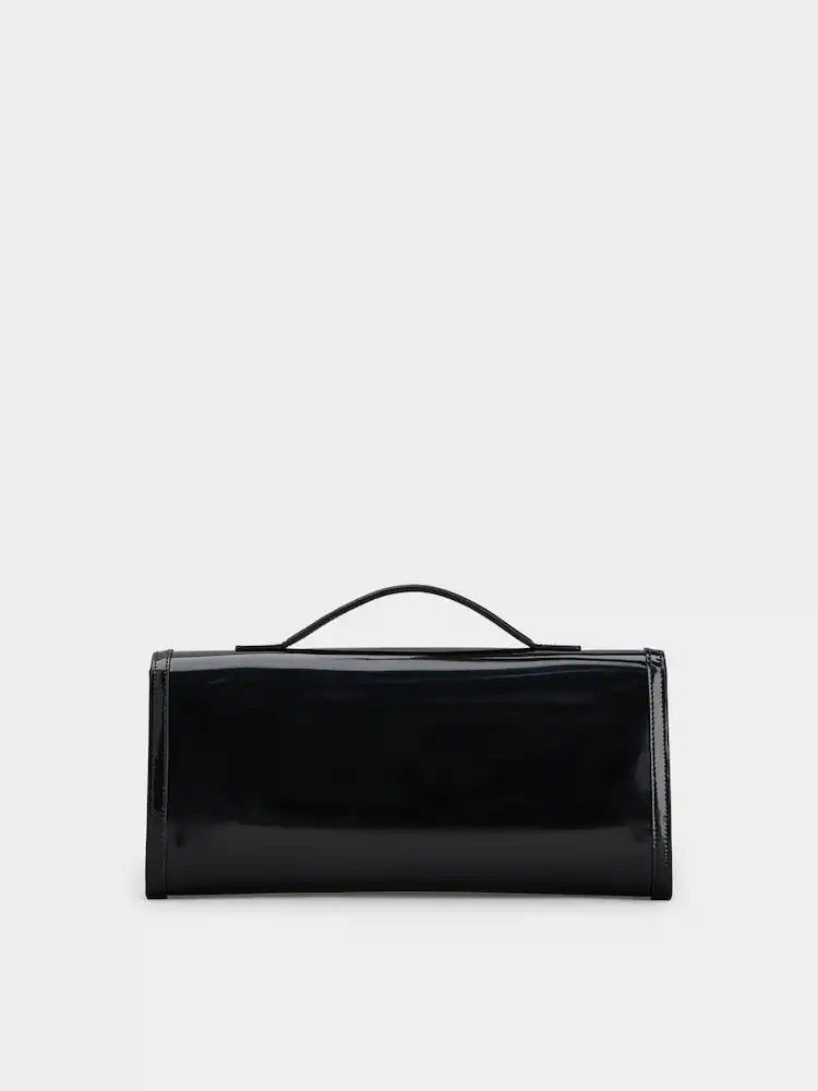 Roger Vivier o1s22i1n0824 Size: OS/ Brushed Leather Clutch Bag in Black Size ONE SIZE - 4 Thumbnail