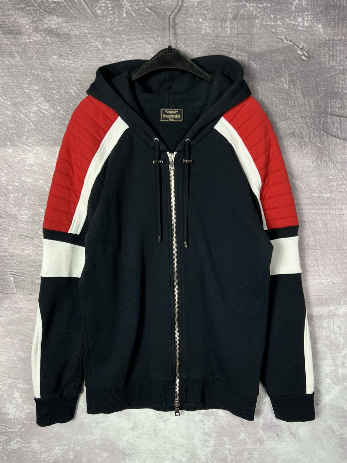 Balmain Balmain Biker’s Zip Hoodie Size US L / EU 52-54 / 3 - 1 Thumbnail