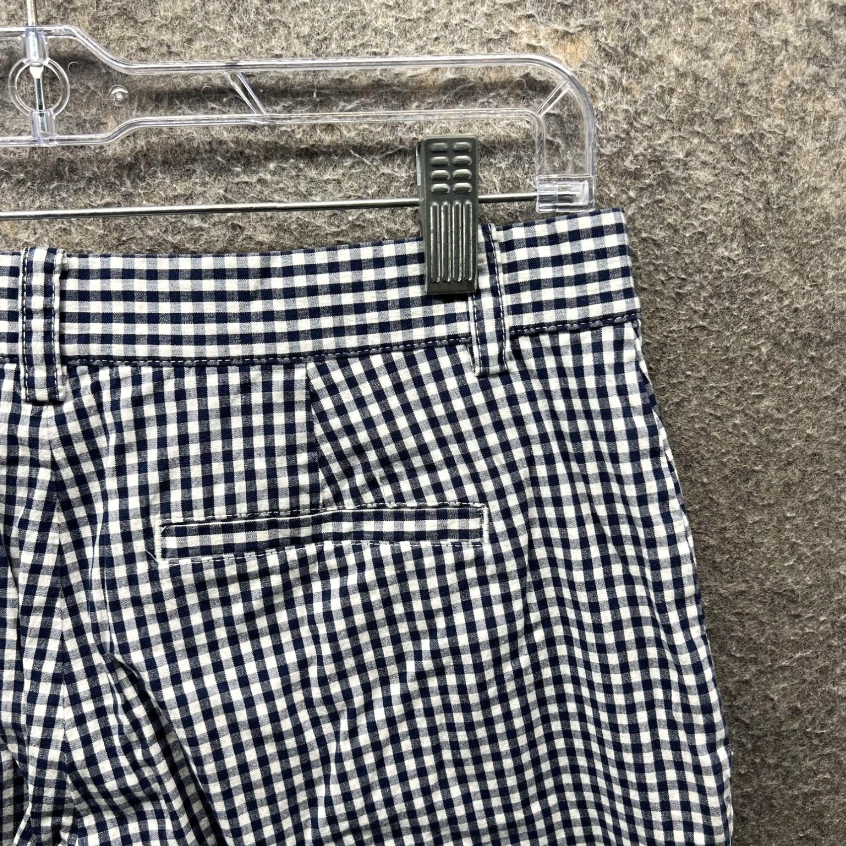 Ralph Lauren Lauren Active Ralph Lauren Pants Womens 4 Blue Check Capri Stretch Casual Size 27" / US 4 / IT 40 - 3 Thumbnail
