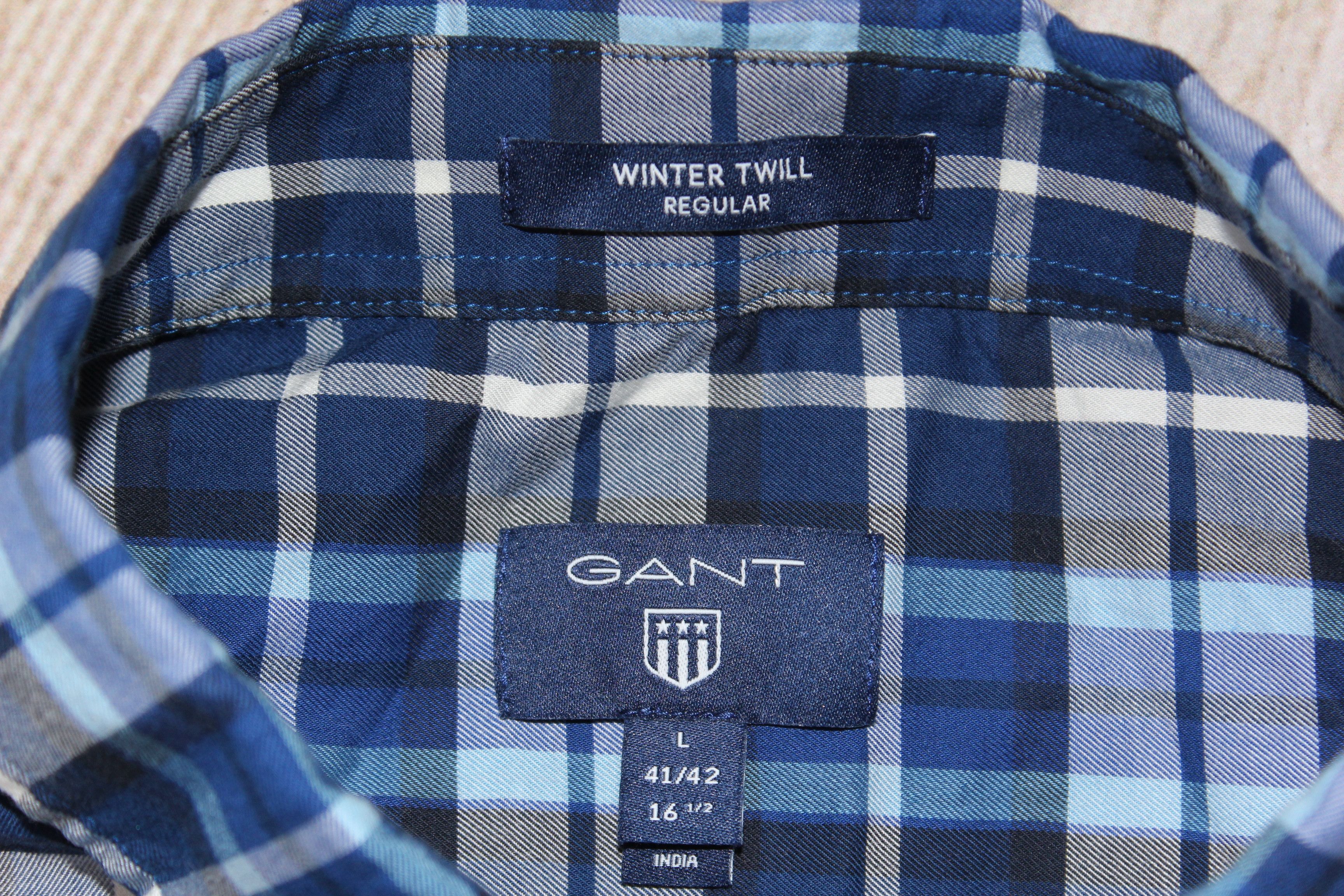 Gant GANT Long Sleeve Check Shirt Size US L / EU 52-54 / 3 - 8 Thumbnail