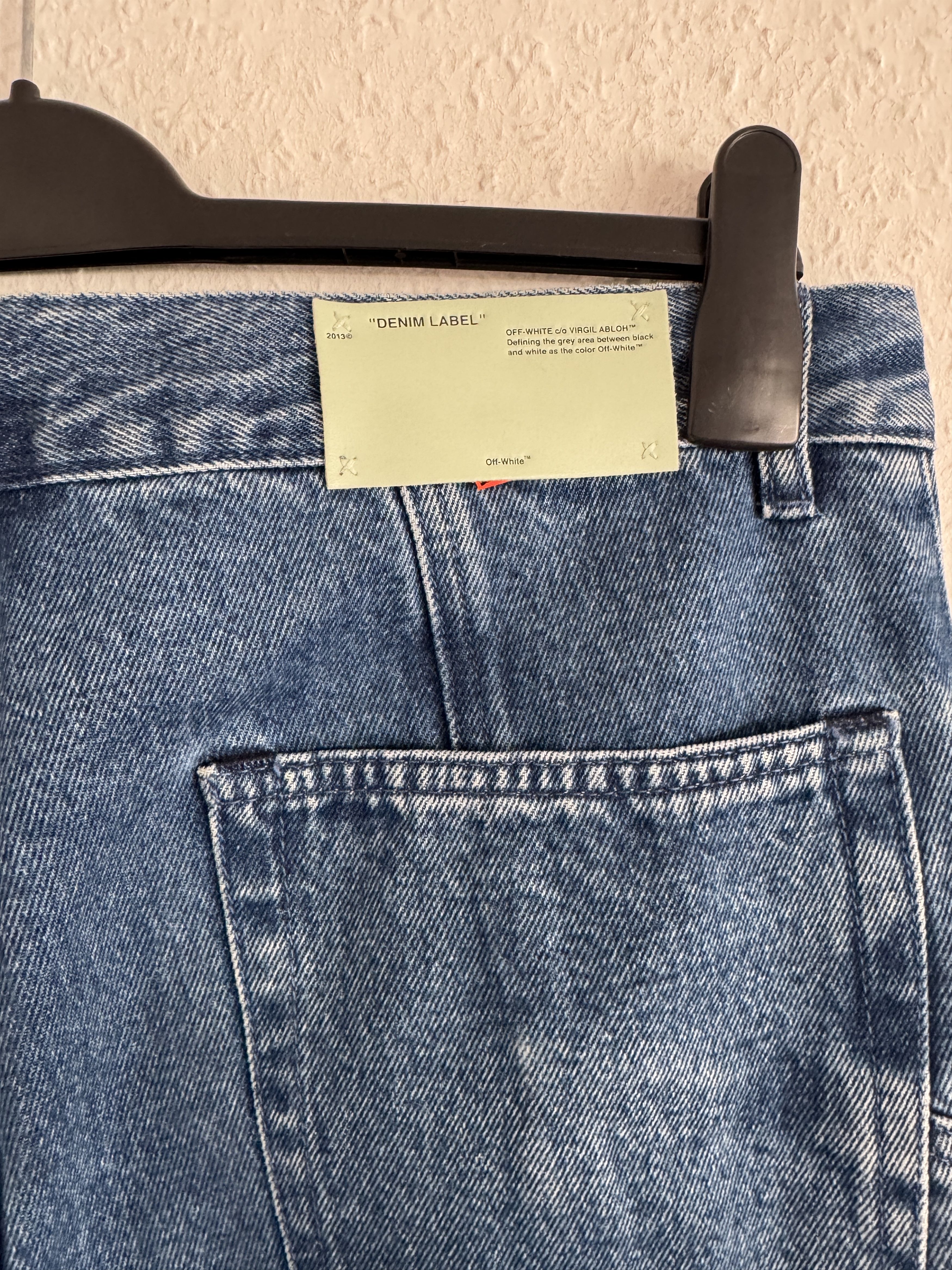 Off-White Paint-Splattered Degrade Denim Jeans Size US 34 / EU 50 - 18 Thumbnail