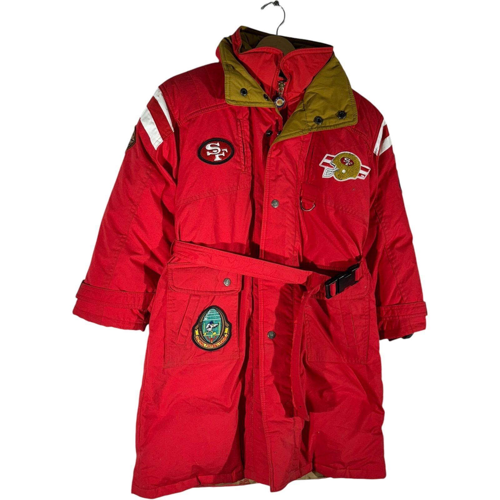 NFL Vintage NFL San Francisco 49ers Belted Youth Puffer Jacket Size US XS / EU 42 / 0 - 4 Thumbnail