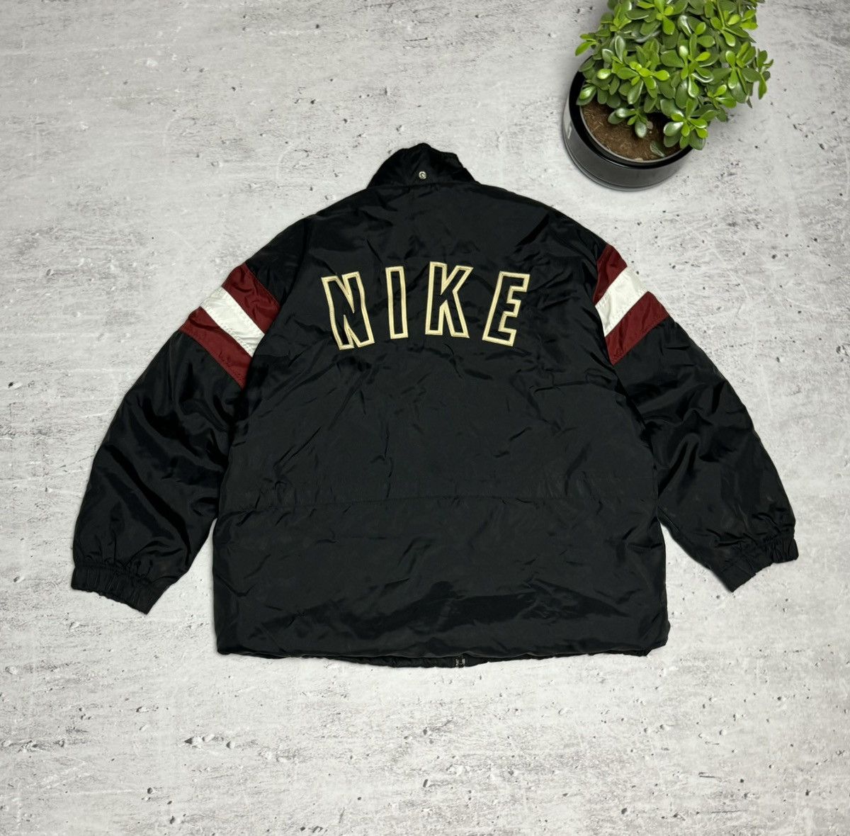90s Nike Vintage Down Jacket Big Logo Oversize Y2K