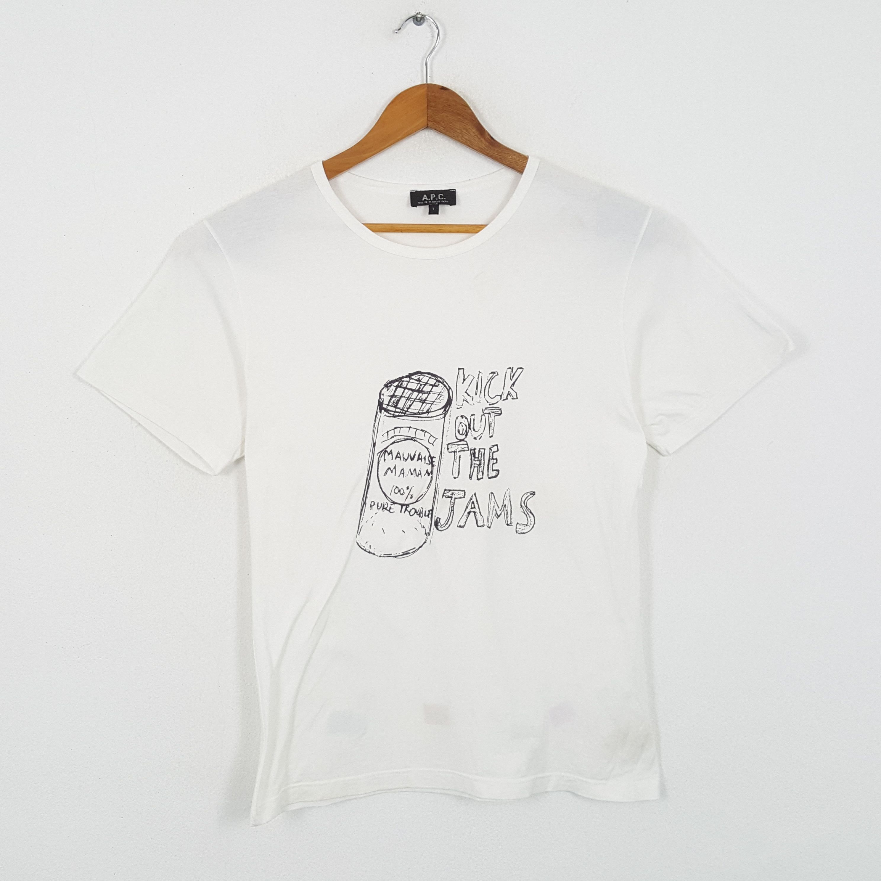 Vintage A.P.C Japanese Fashion Brand T-Shirts