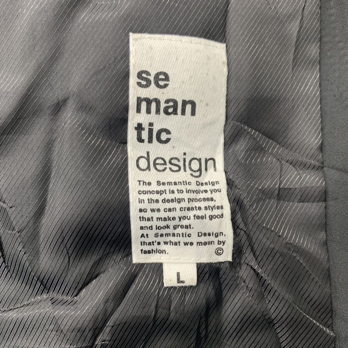 Japanese Brand SEMANTIC DESIGN Japanese Brand Punk Black Hooded Winter Coat Size US L / EU 52-54 / 3 - 6 Thumbnail
