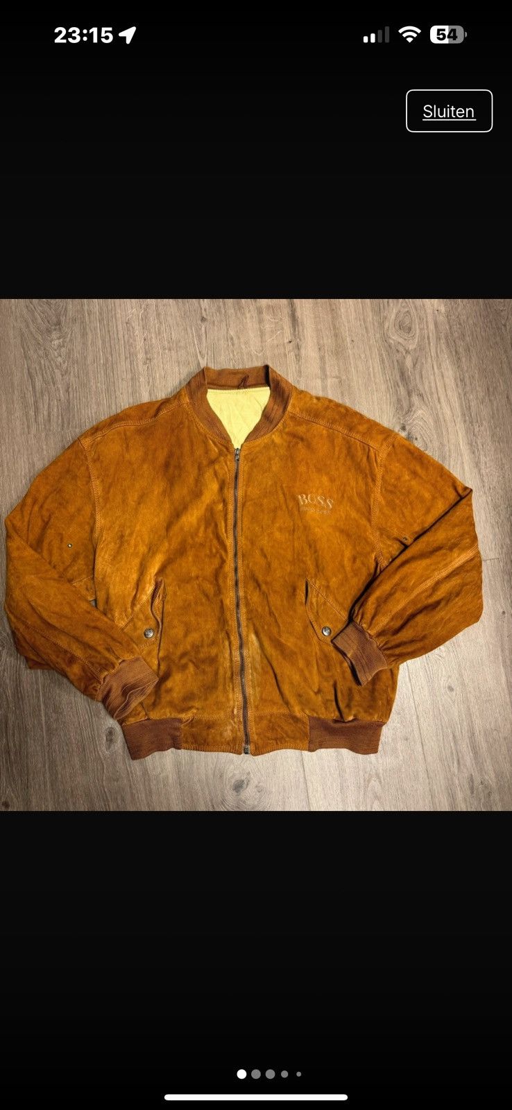 Hugo Boss Vintage Hugo Boss “Boss Twenty” Suede Bomber Jacket 2013 Size US M / EU 48-50 / 2 - 1 Thumbnail