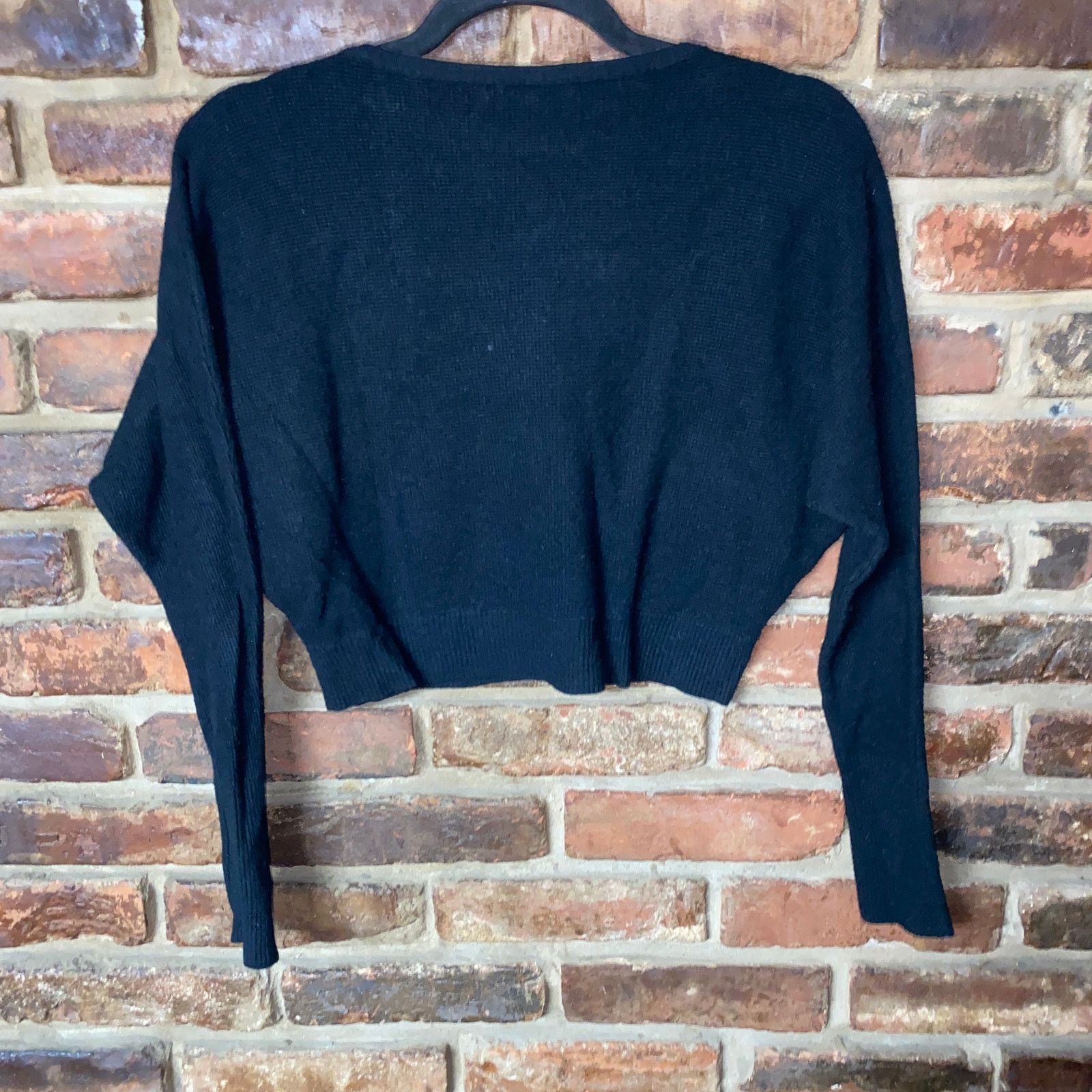 Other T Tahari Black Knit Dolman Sleeve Pullover Sweater Medium Size M / US 6-8 / IT 42-44 - 6 Thumbnail
