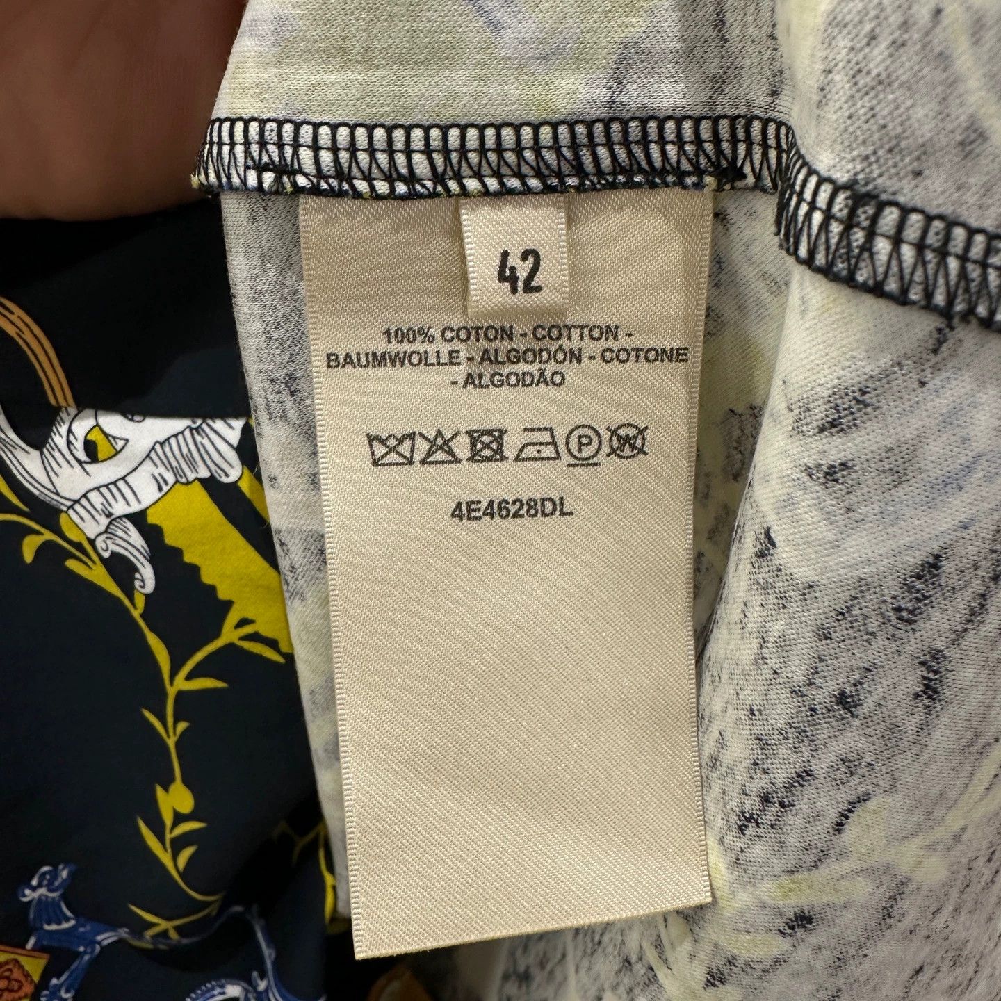 Hermes Hermes Color Blocked Lock Short Sleeve Tee 42 Size M / US 6-8 / IT 42-44 - 4 Thumbnail