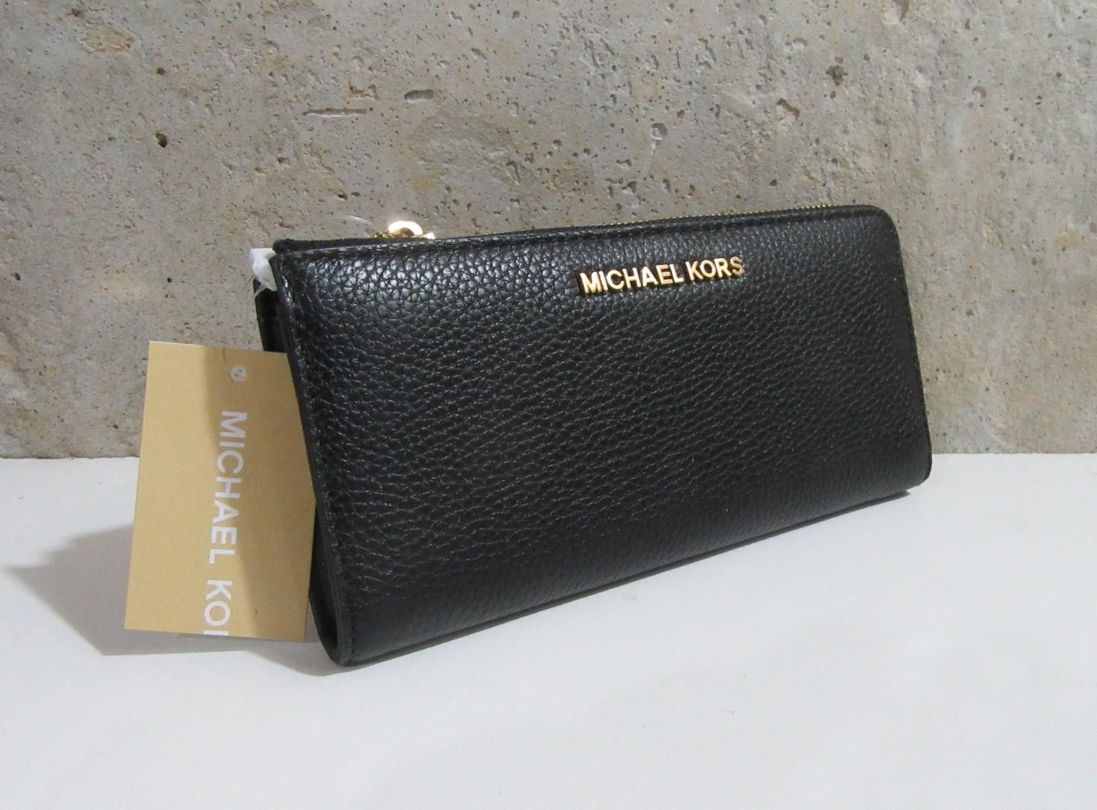 Michael Kors Michael Kors Bedford Large Three Quarter Zip Black / Gold Size ONE SIZE - 5 Thumbnail