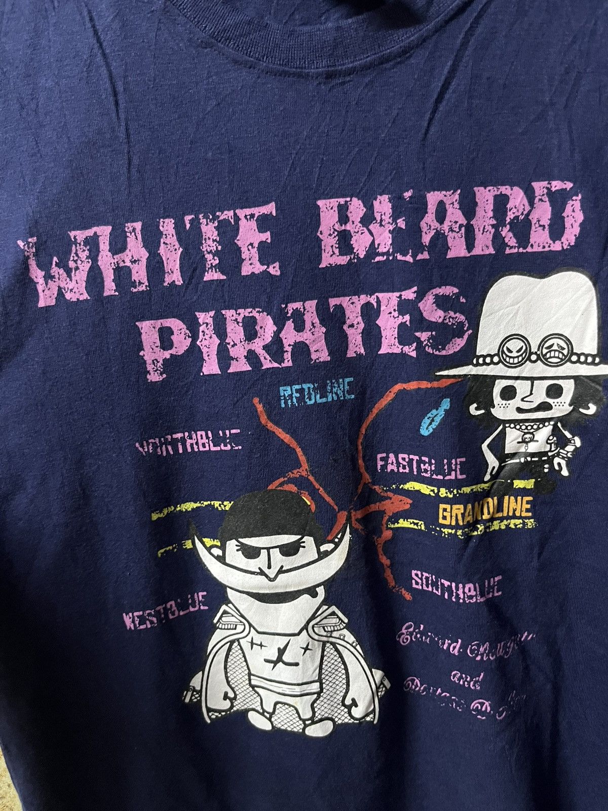 One Piece White Beard Pirates T- Shirt Size US L / EU 52-54 / 3 - 2 Thumbnail