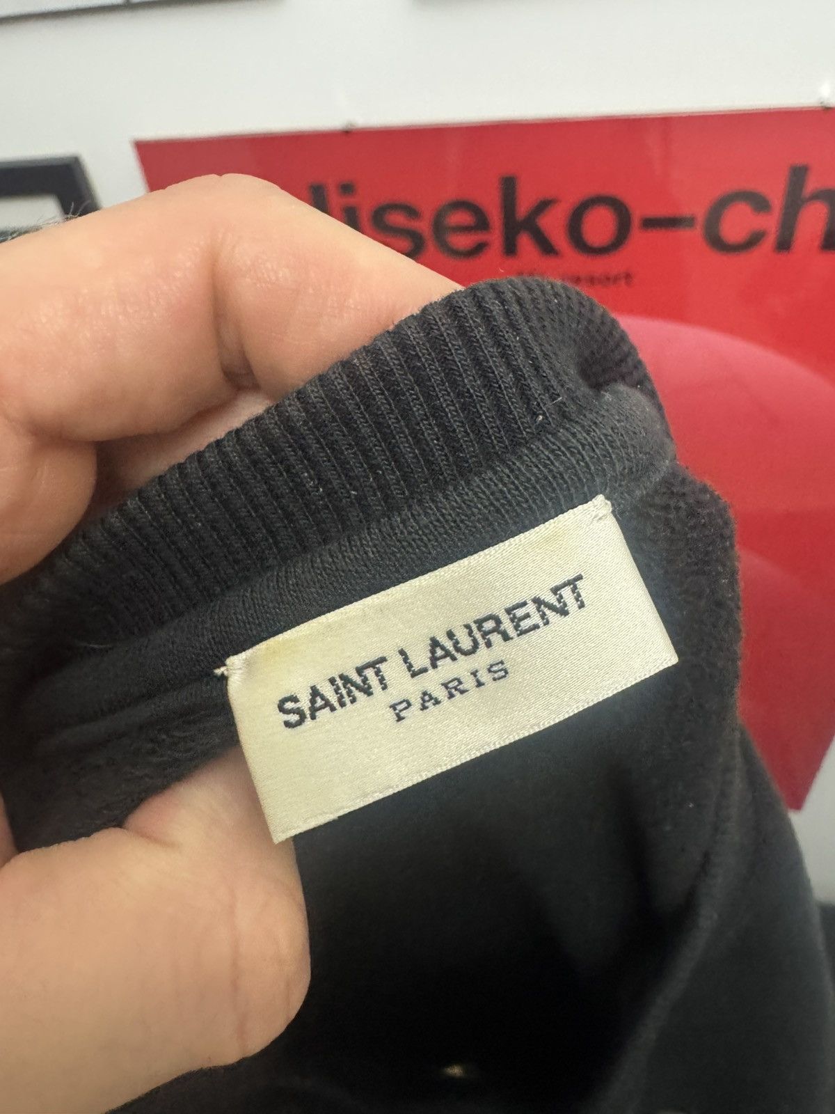 Saint Laurent Paris SS18 Saint Laurent Crewneck Western YSL Logo Rare Designer Size M / US 6-8 / IT 42-44 - 4 Thumbnail