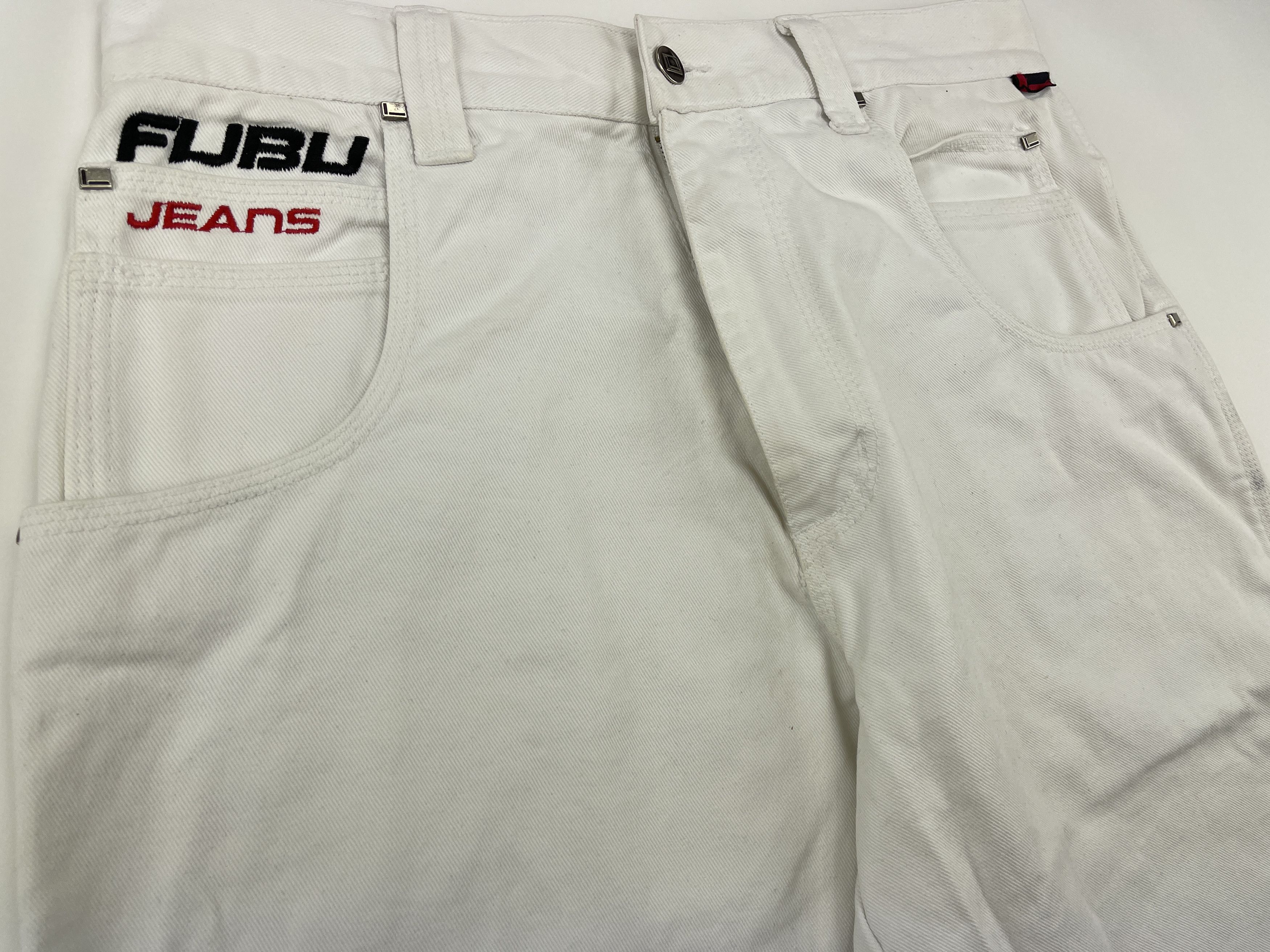 Fubu FUBU jeans, vintage baggy jeans, 90s hip hop skater Y2K 34 Size US 34 / EU 50 - 12 Thumbnail