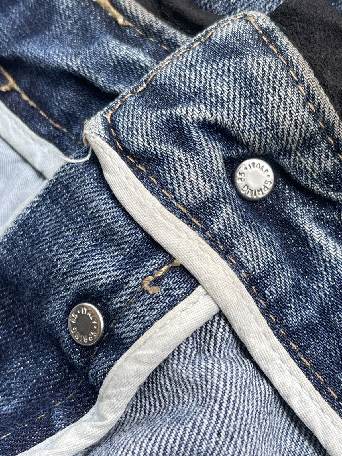 Dsquared2 Dsquared2 Distressed Belted Twisted Denim Size US 31 - 14 Thumbnail
