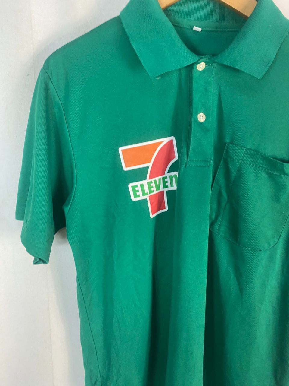 Japanese Brand × Uniform Wares × Vintage Vintage 7 eleven uniform polo shirt Size US L / EU 52-54 / 3 - 2 Thumbnail